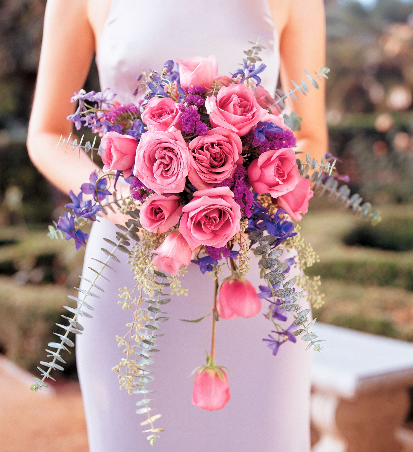 Cascading Lavender Roses Bouquet in West Hills&nbsp;CA, Flowers On the Hills