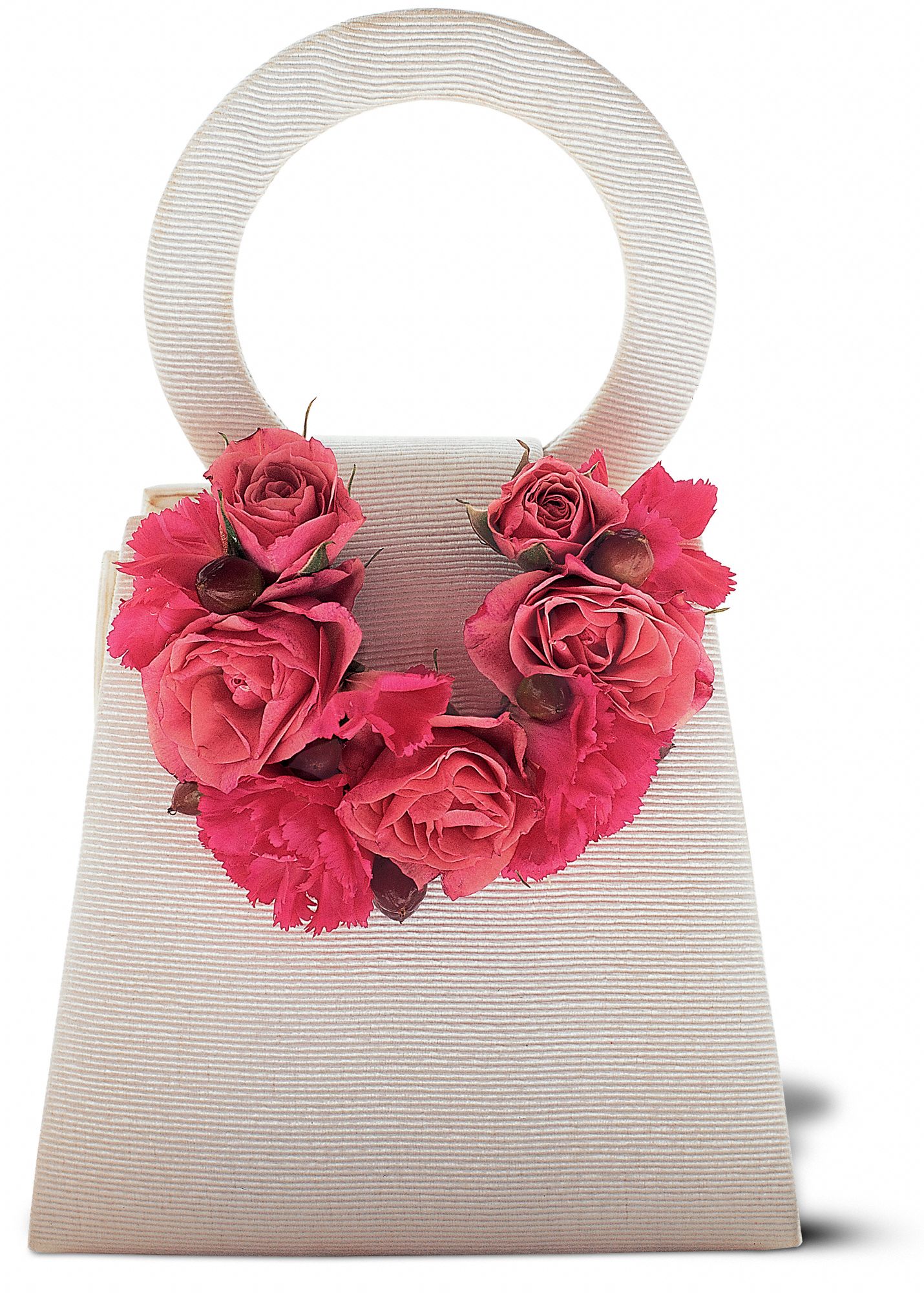 Plush Pinks Purse Corsage in West Hills&nbsp;CA, Flowers On the Hills