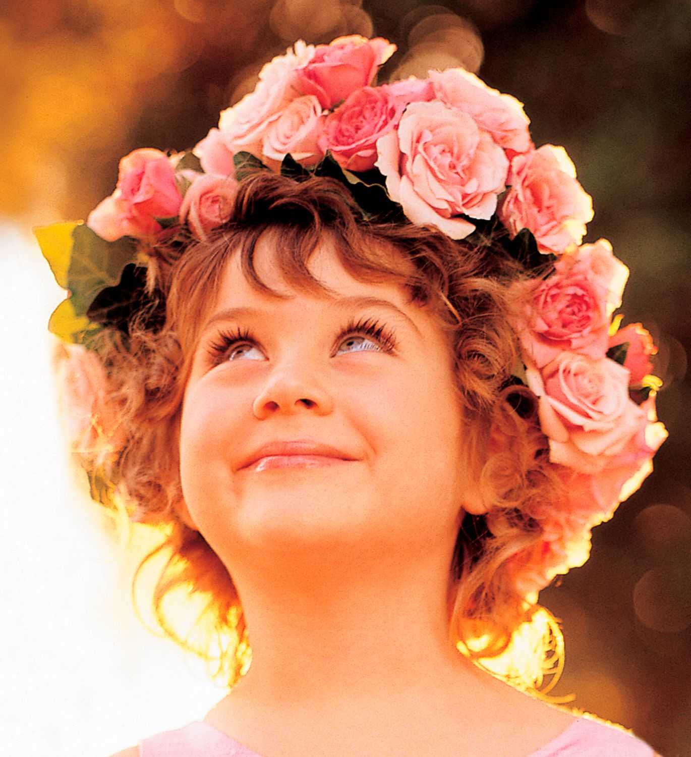 English Rose Headpiece in West Hills&nbsp;CA, Flowers On the Hills