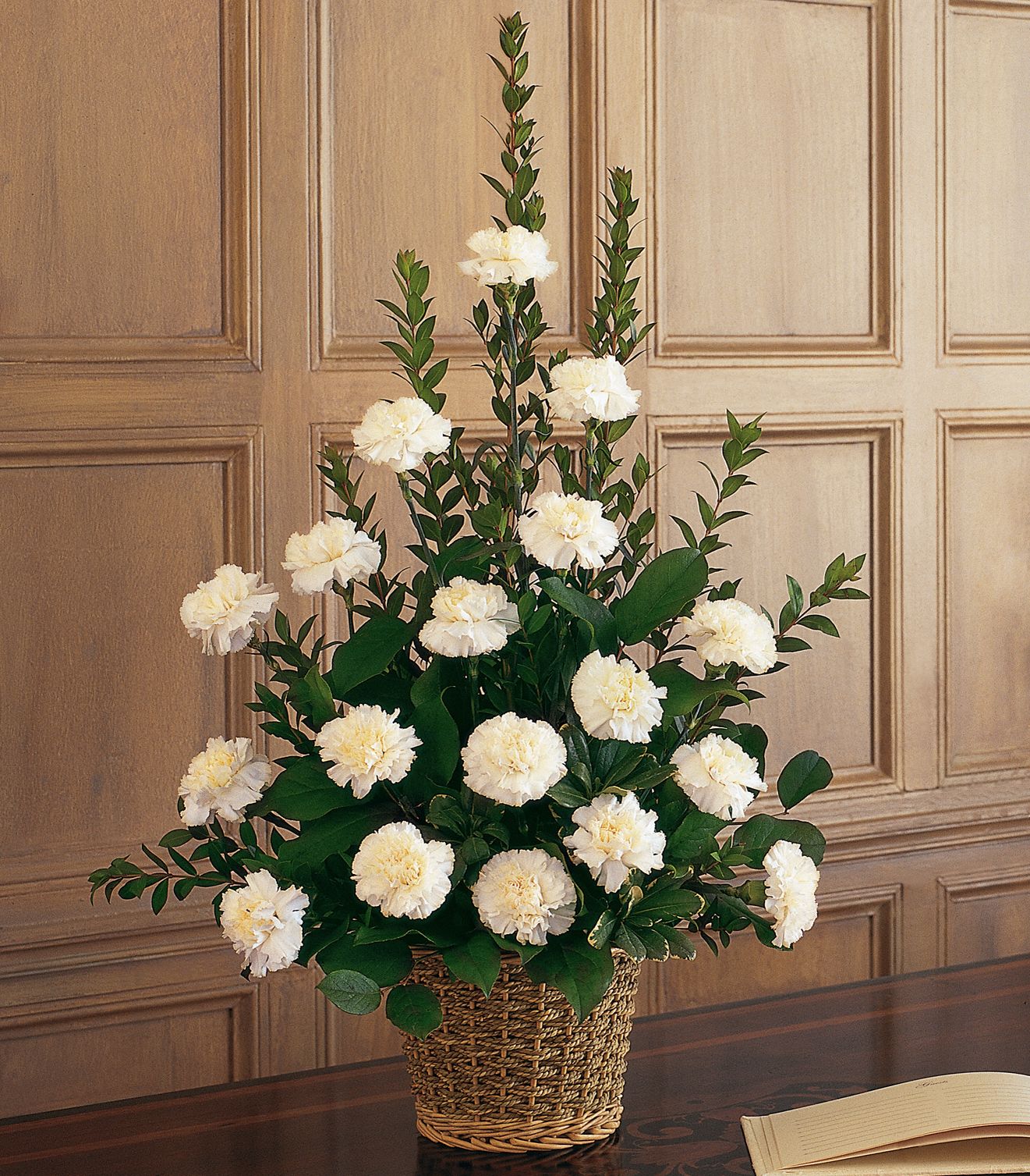 White Simplicity Basket