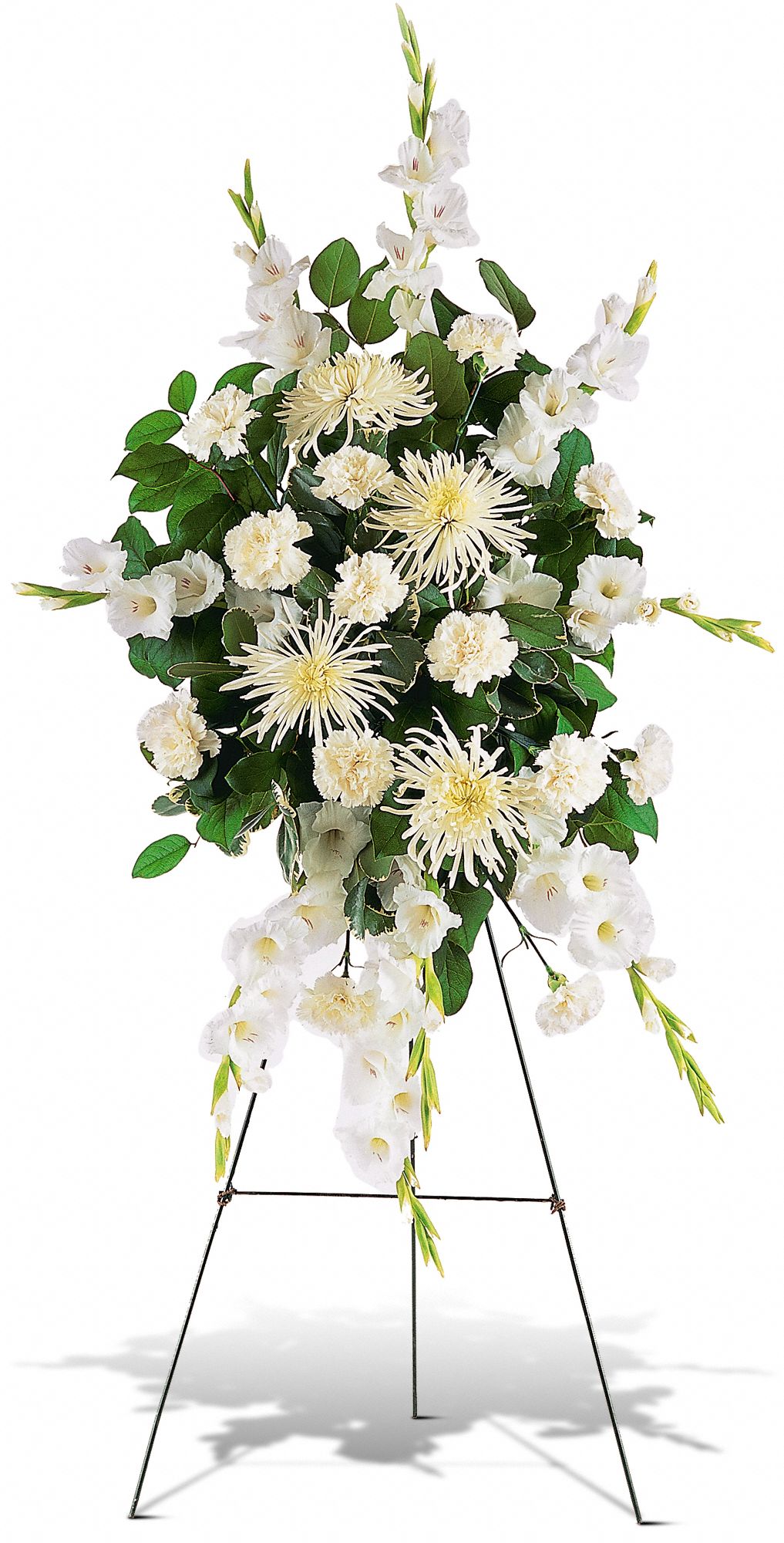 Trias Flowers, Antiques & Gifts, Miami, Florida - White Promises Spray, picture