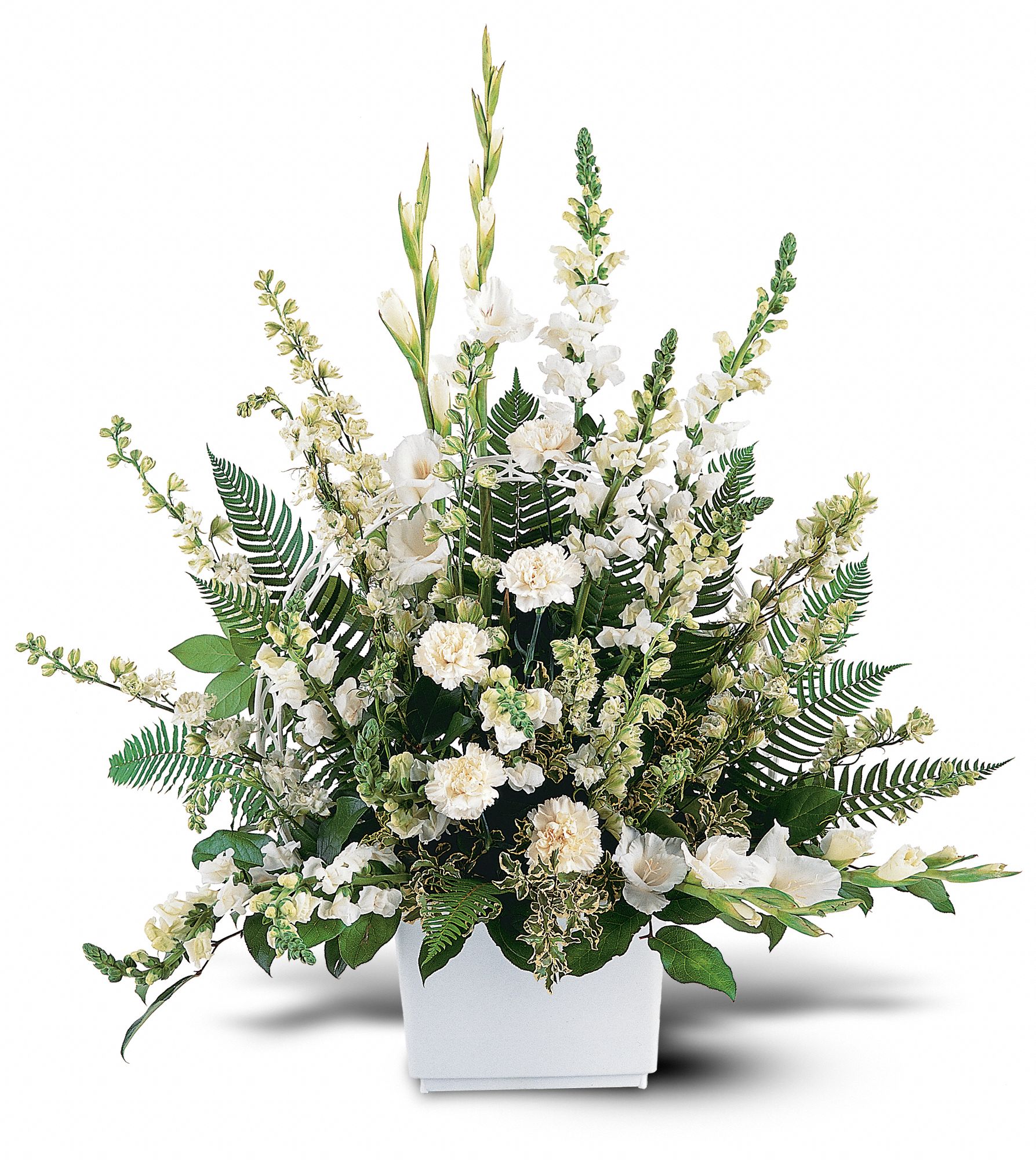 White Expressions Basket in Salt Lake City UT The Flower Box