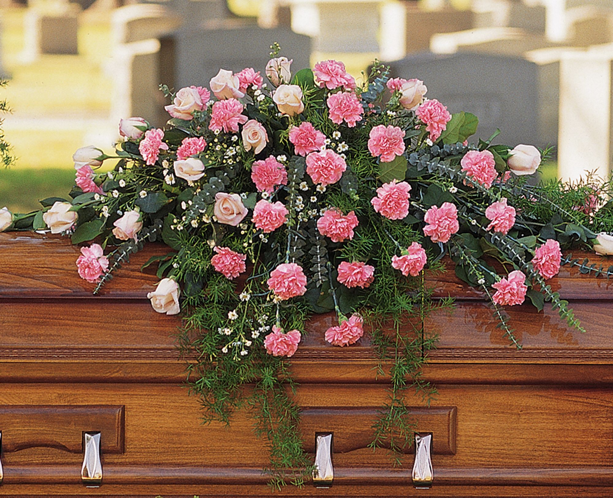 Heavenly Pink Casket Spray in West Hills&nbsp;CA, Flowers On the Hills