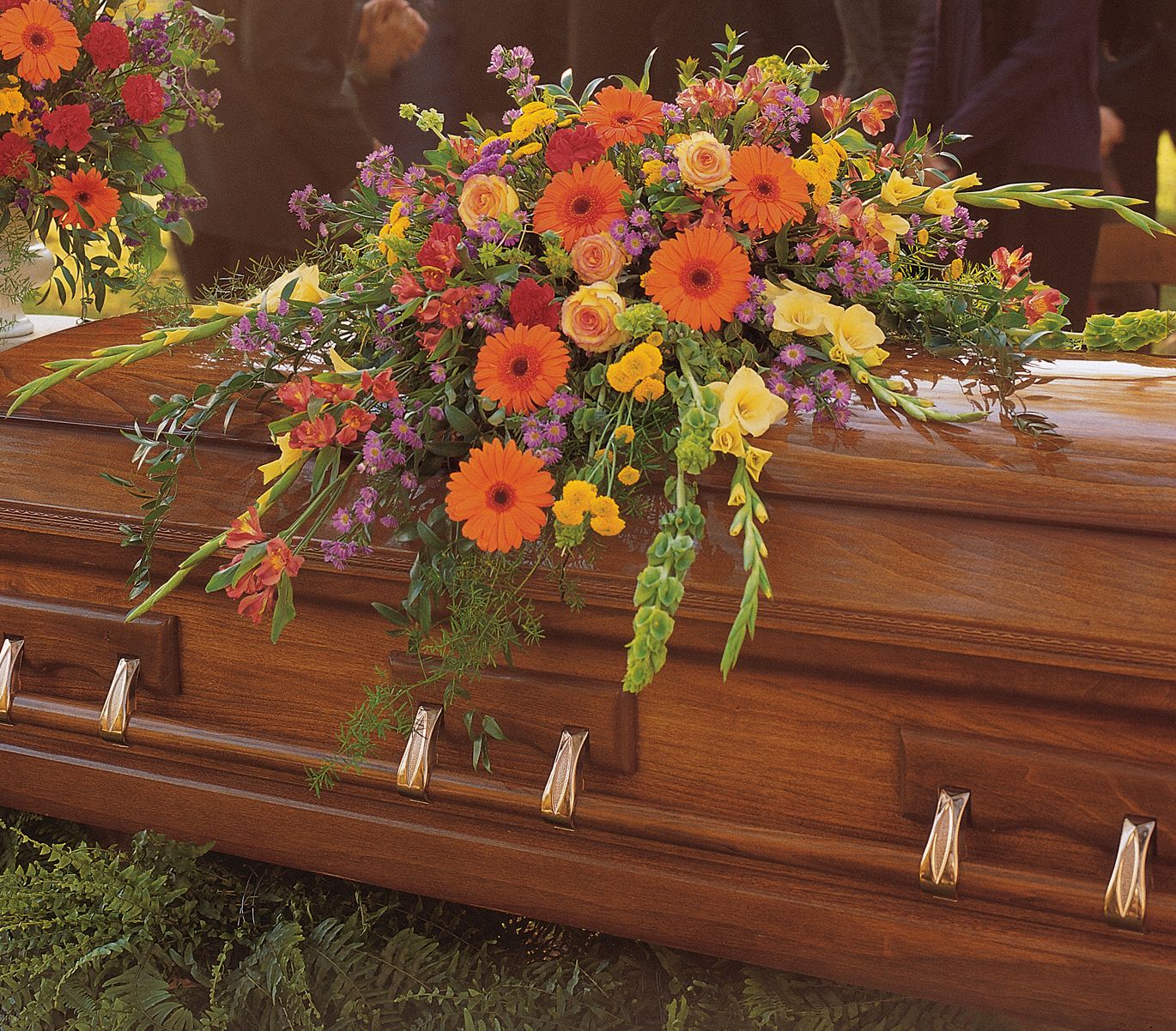 Summer Sentiments Casket Spray