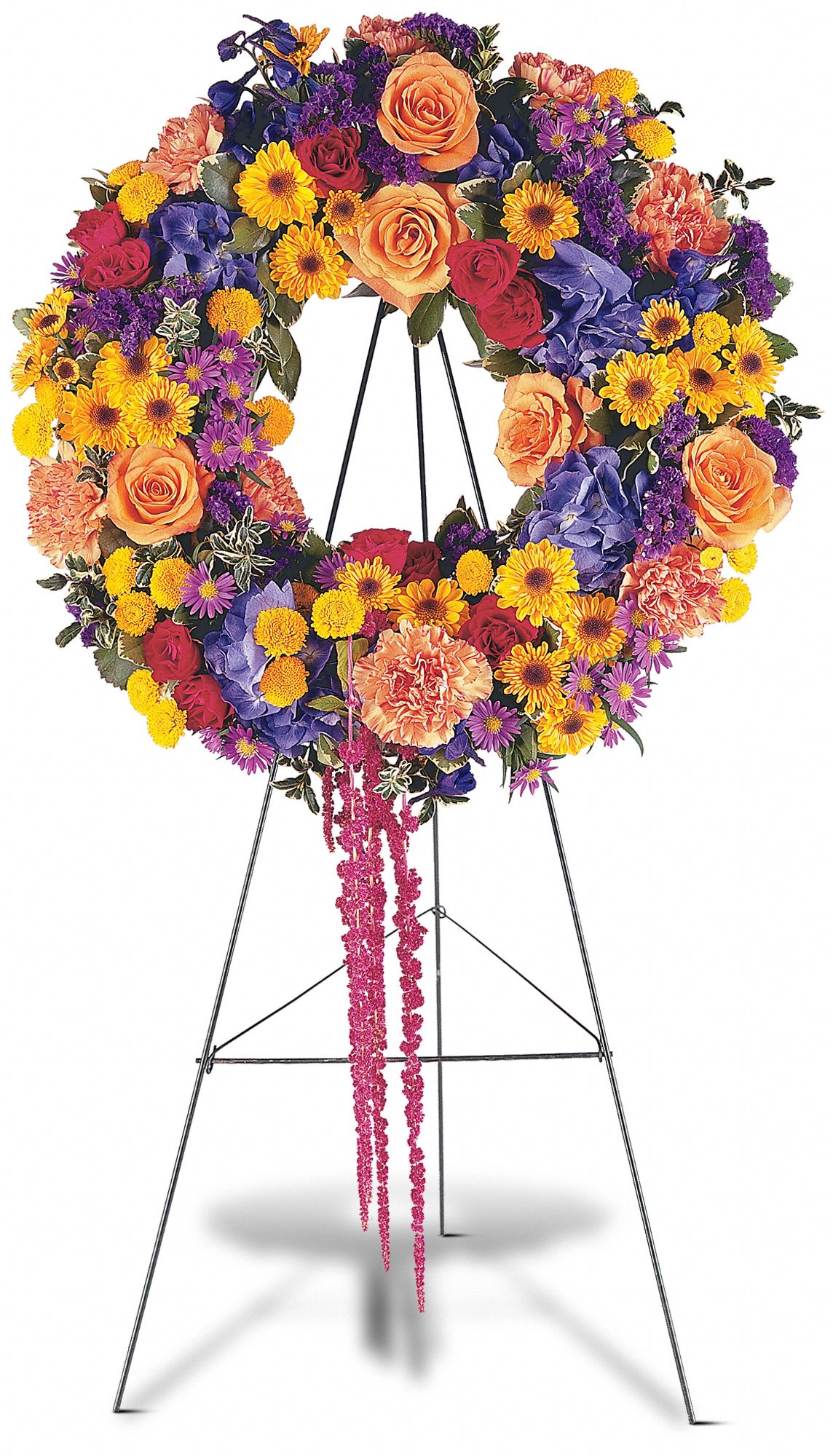 Trias Flowers, Antiques & Gifts, Miami, Florida - Celebration Wreath, picture