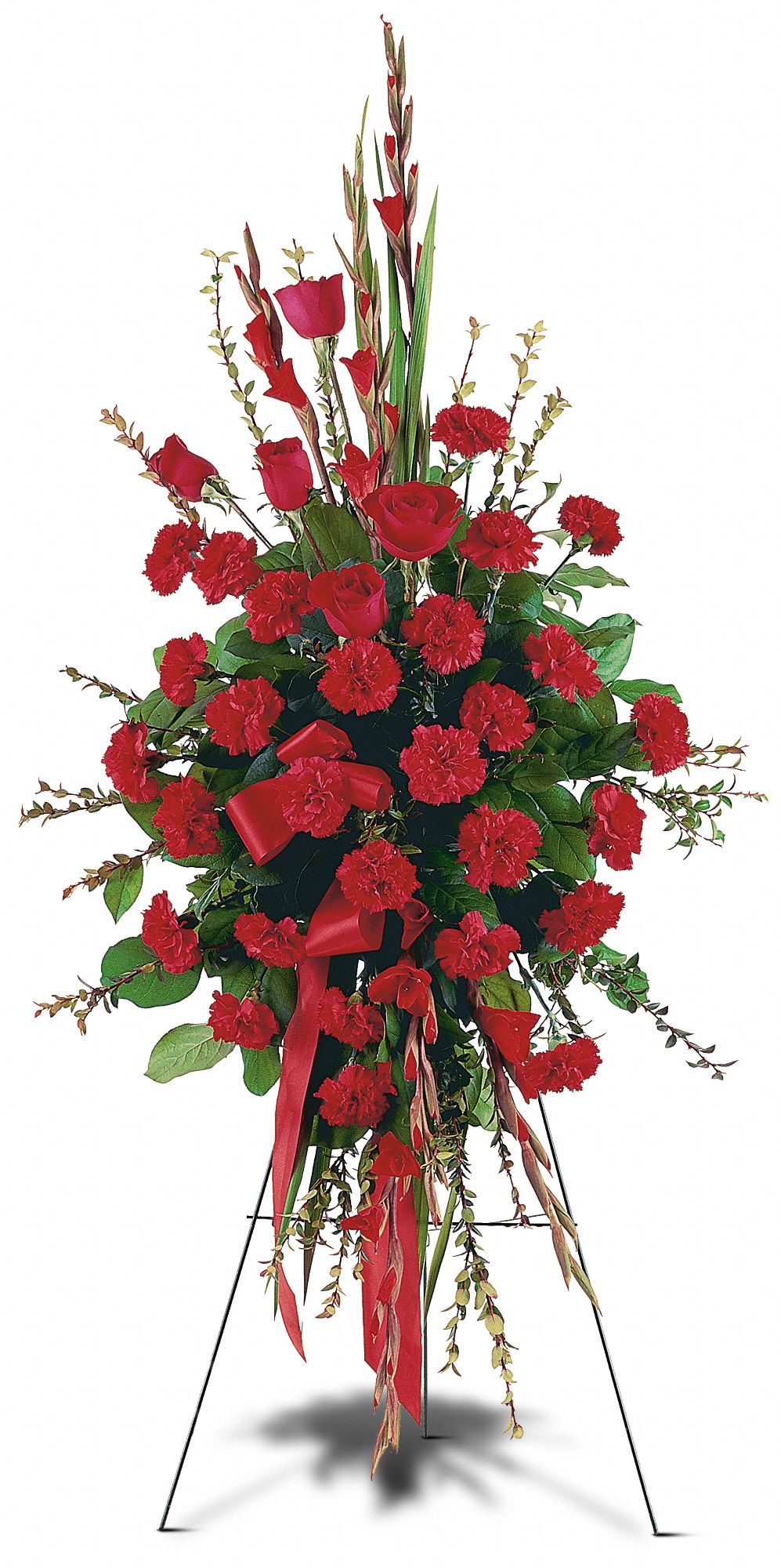 Trias Flowers, Antiques & Gifts, Miami, Florida - Red Regards Spray, picture