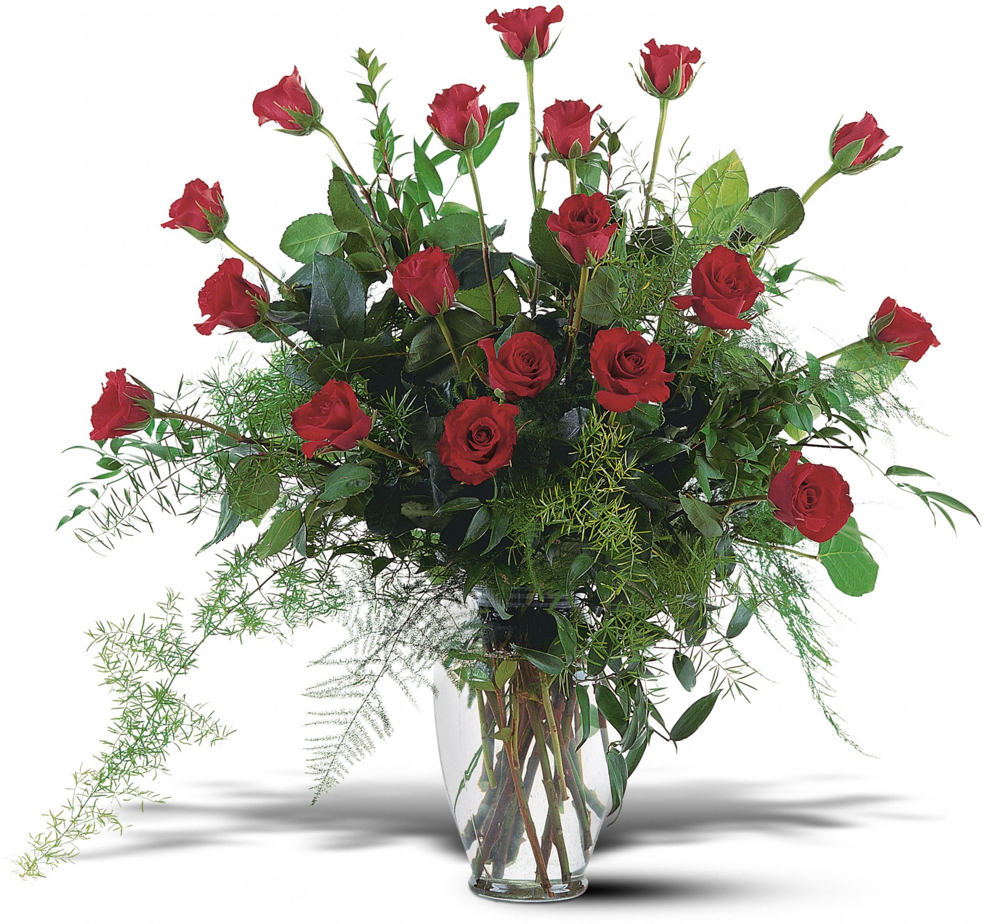 Red Rose Tribute Vase graphic