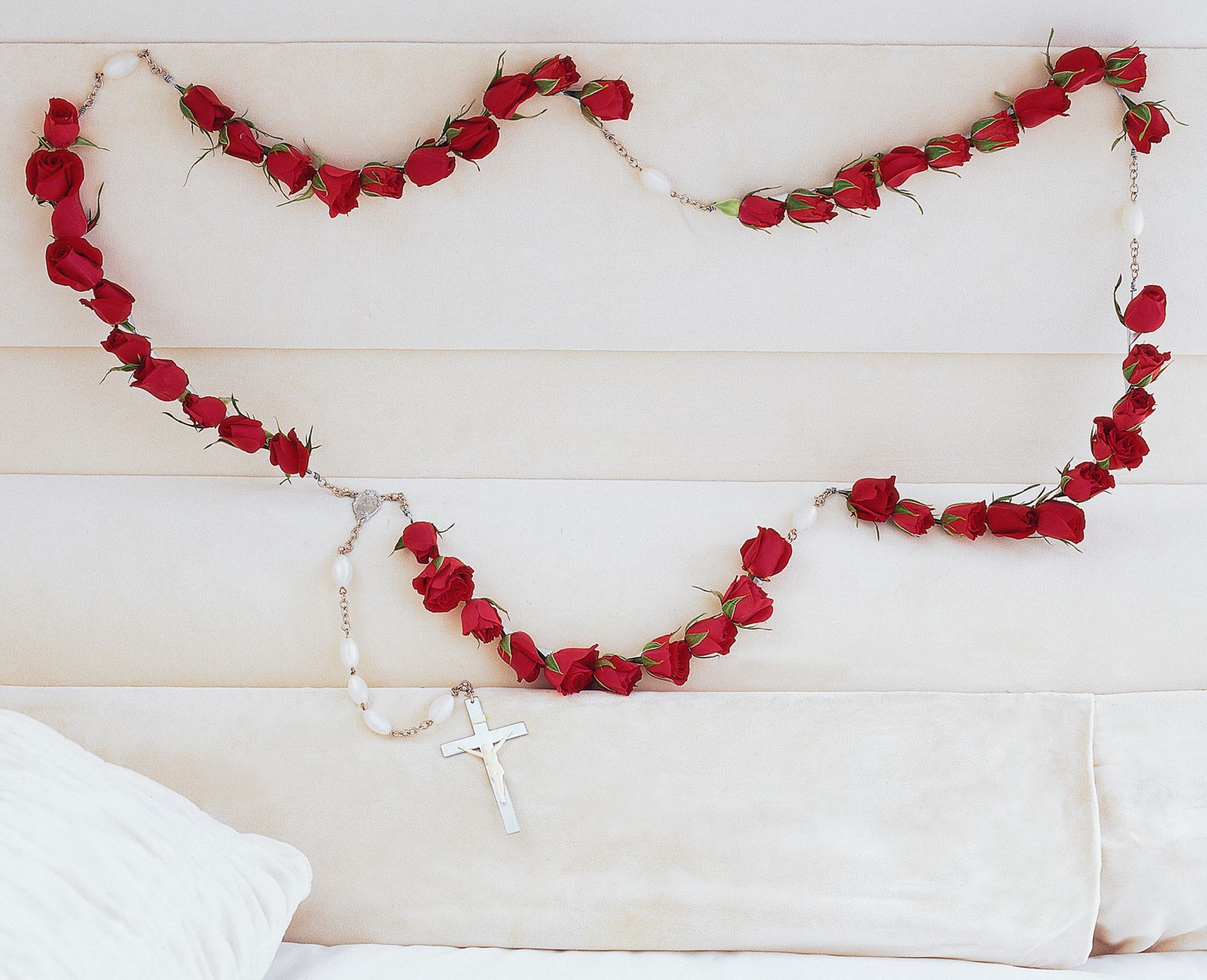 Rosary of Red Roses Flowers