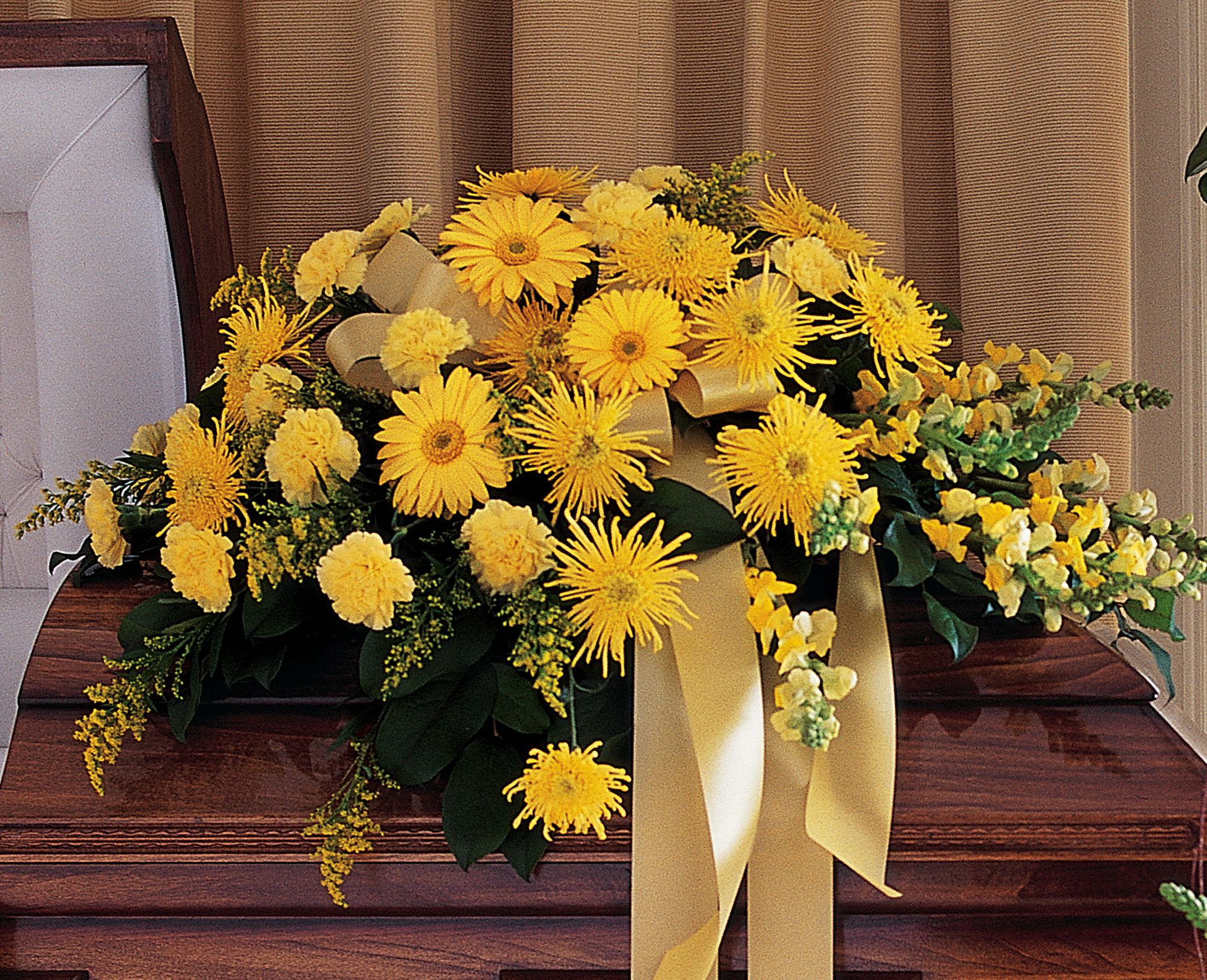 Brighter Blessings Casket Spray - AFlowerPale.com