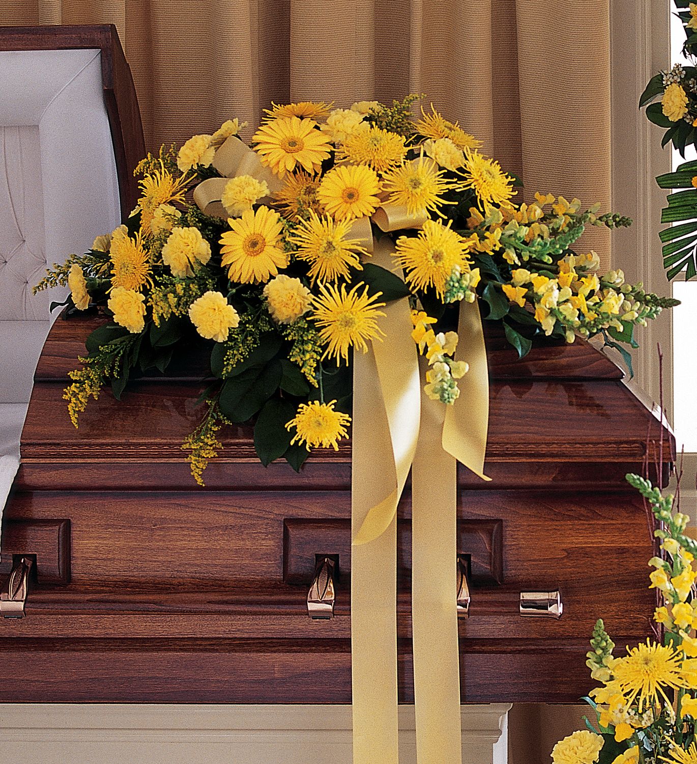 Brighter Blessings Casket Spray