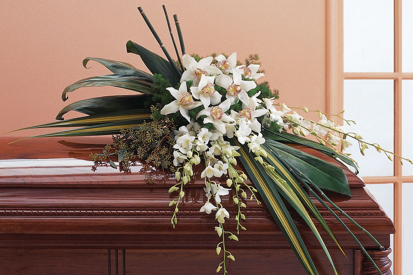 White Orchid Spray