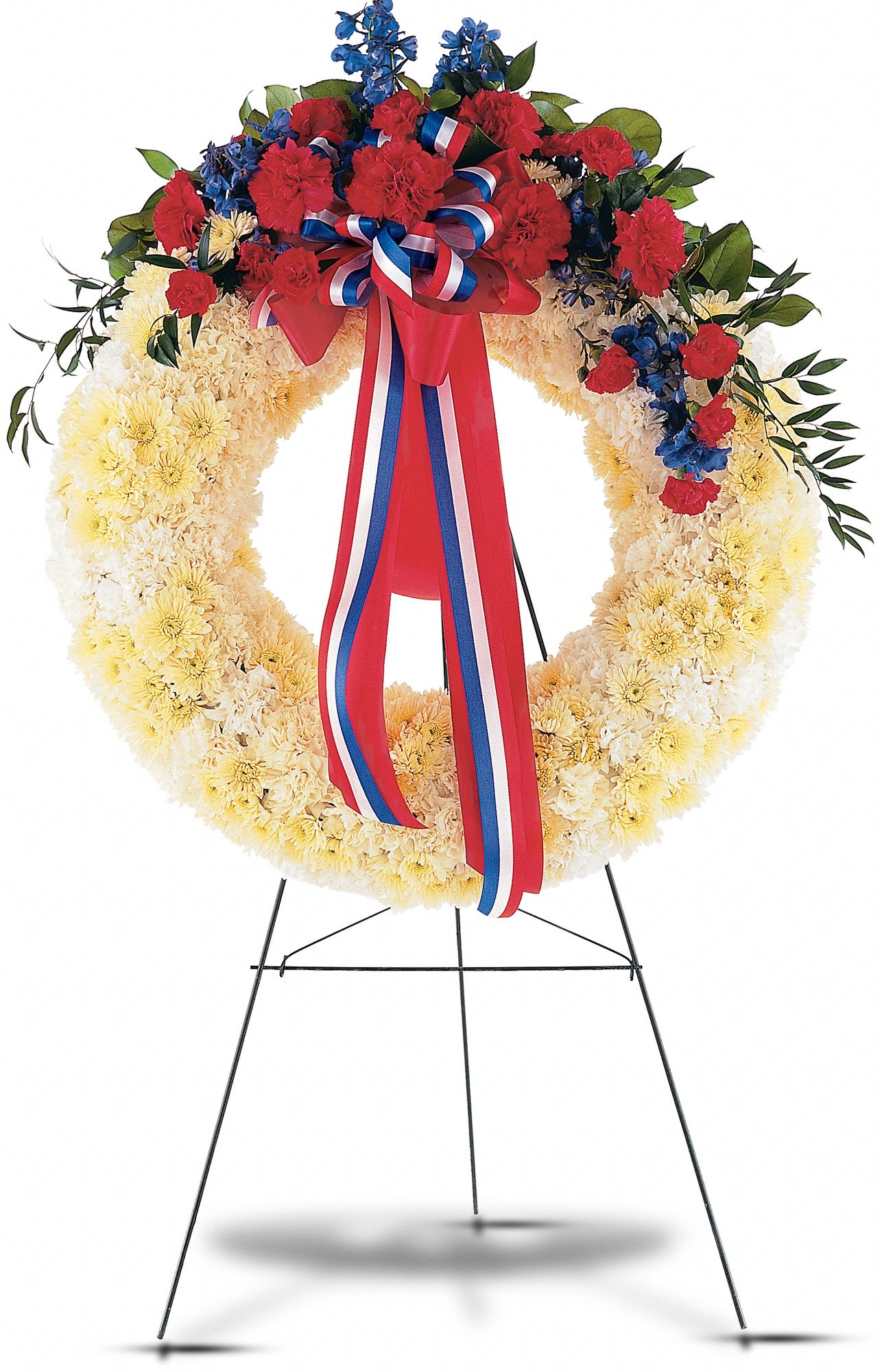 Patriotic Spirit Wreath Flowers