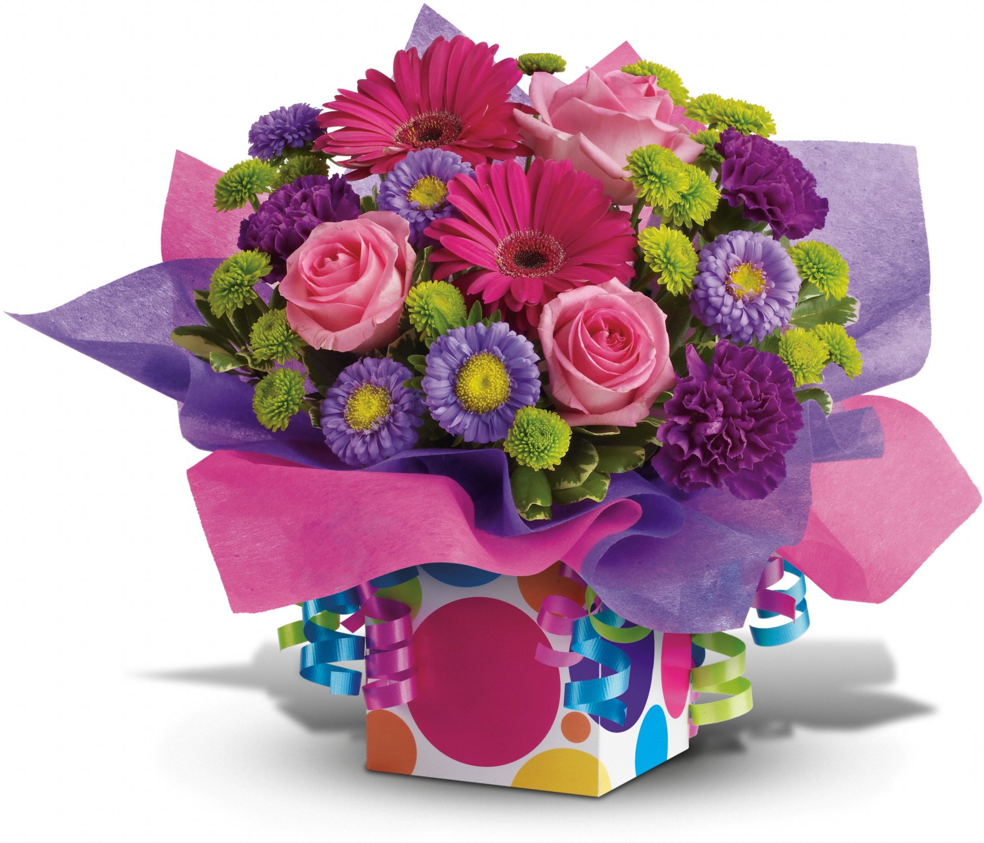 Teleflora's Confetti Present Flowers