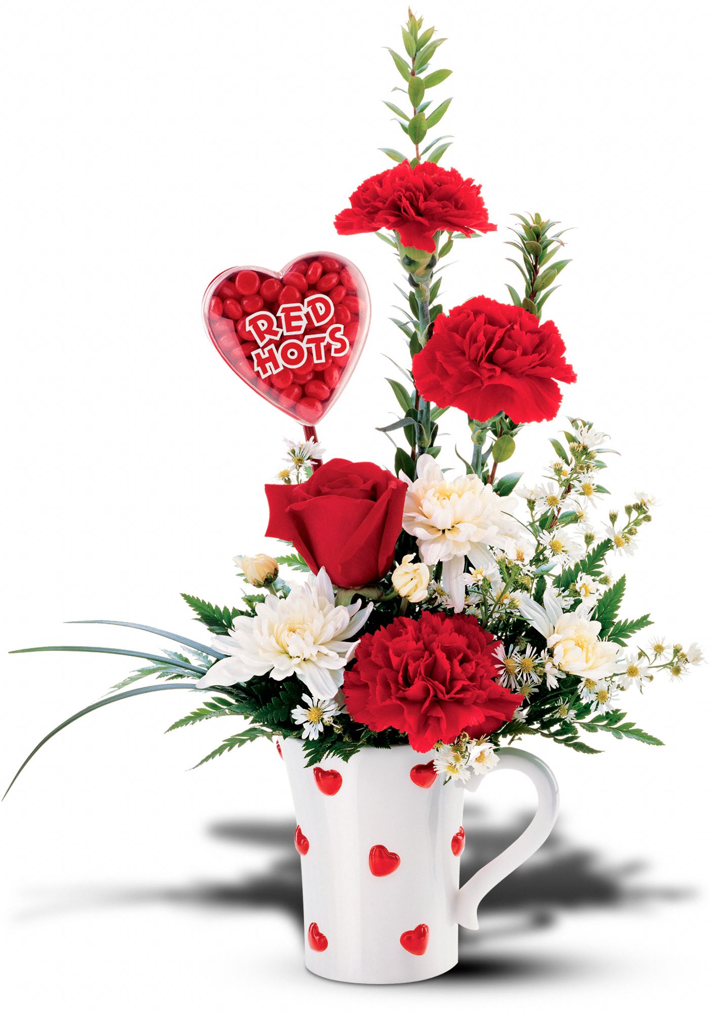 Teleflora's Red Hots Bouquet in San Diego&nbsp;CA, Cindy's Flowers & Bridal