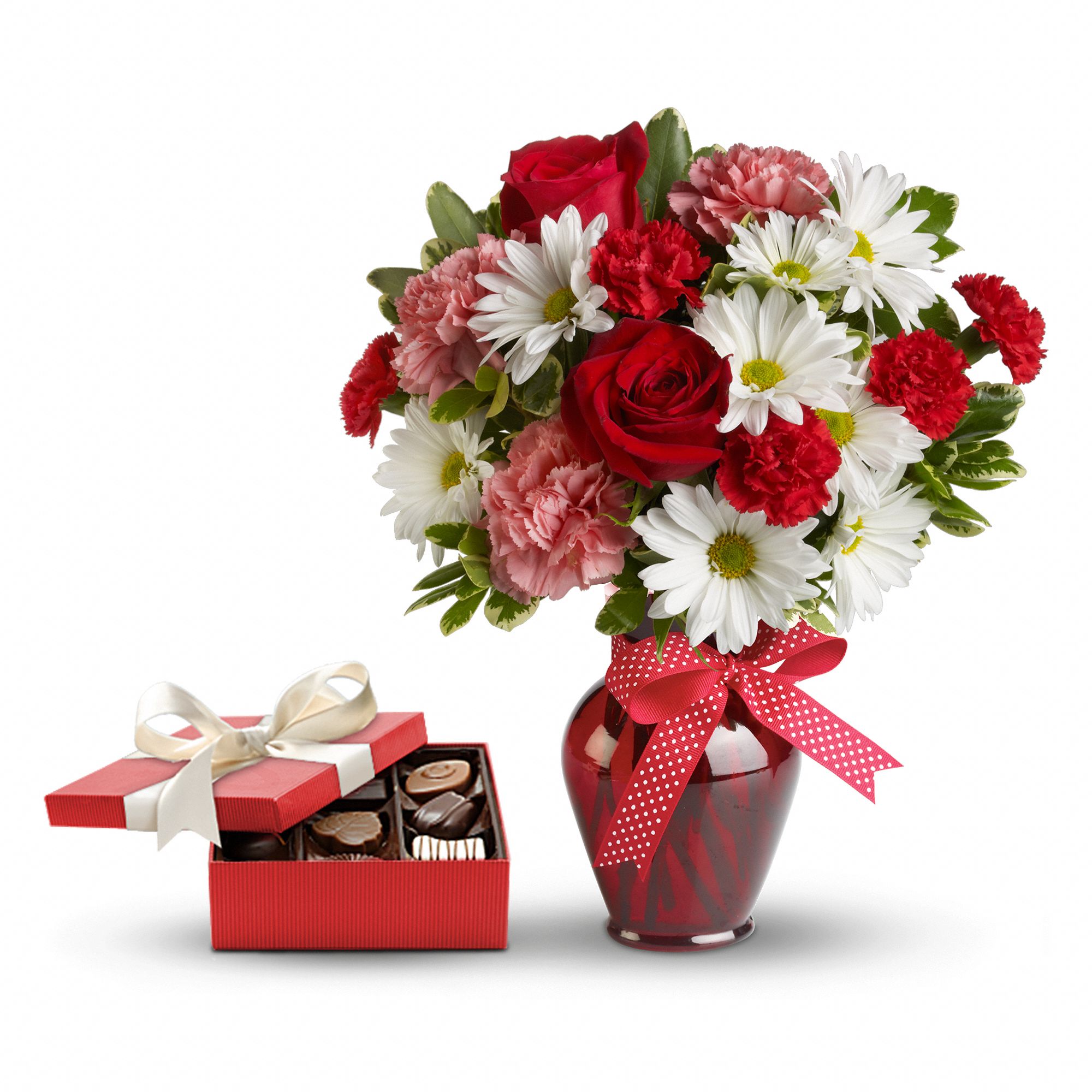 Hugs and Kisses Gift Set Flowers