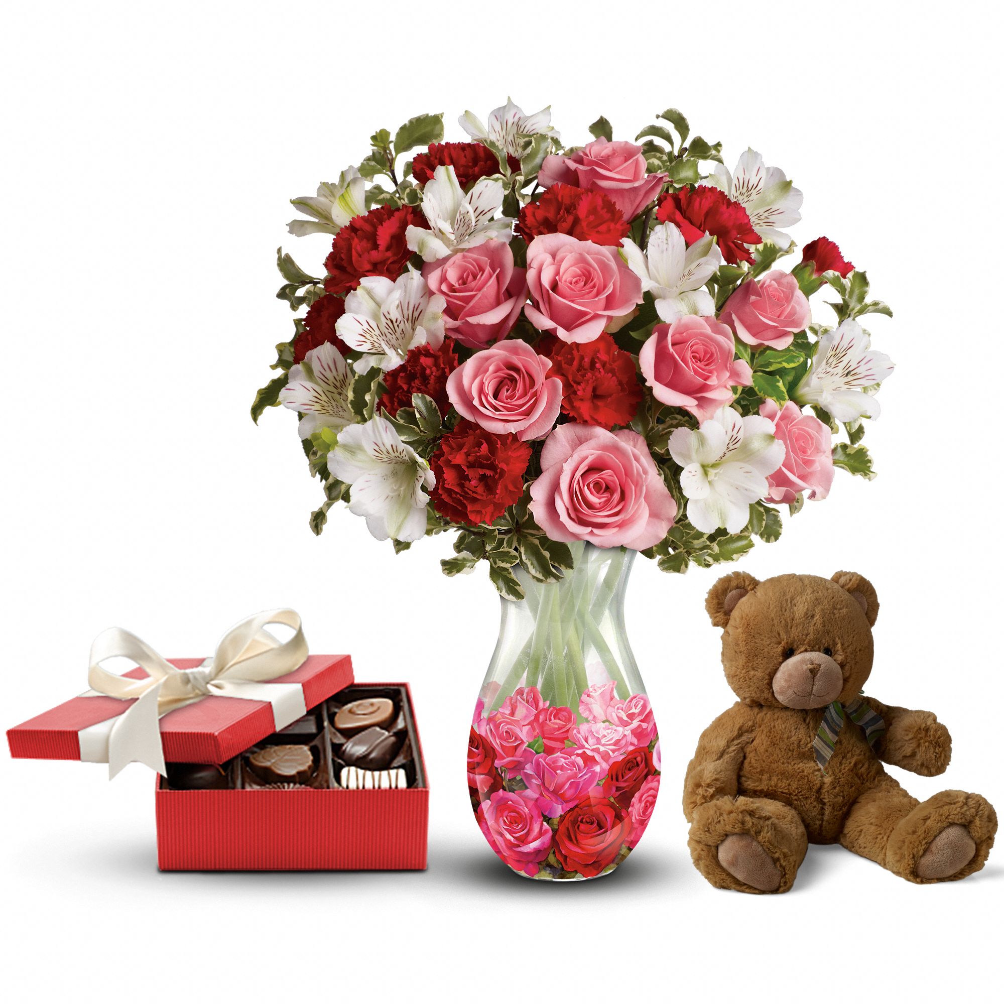 Rosy Posy Gift Set 2 Flowers