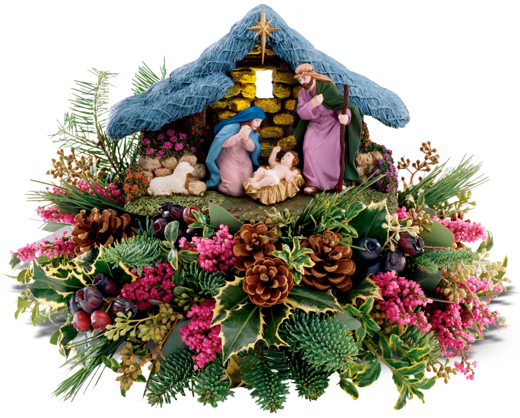 Teleflora's Thomas Kinkade Nativity Bouquet, picture