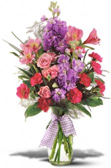 Mothers Day Flower Delivery Telefloras Fragrance Vase