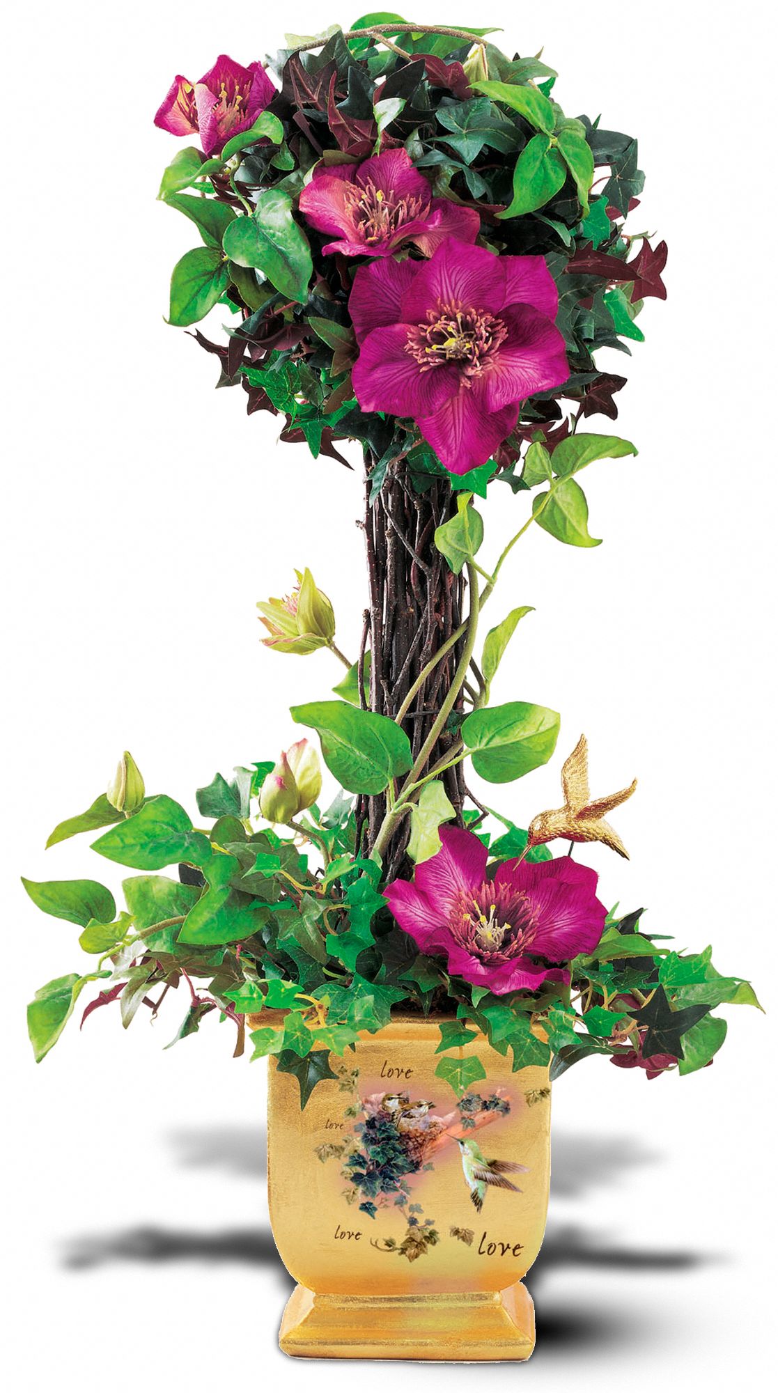Teleflora's Lena Liu Hummingbird Topiary, picture