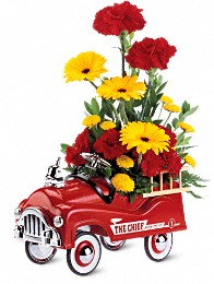 Teleflora's Fire Engine Bouquet