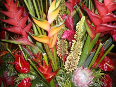 Flowers at Beverly Hills Hotel