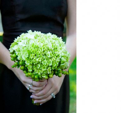 Hydrangea bridal bouquet