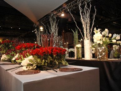 Florist at Philly Flower Show