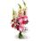 Teleflora's Bear Hug Bear with Pink Roses Flowers
