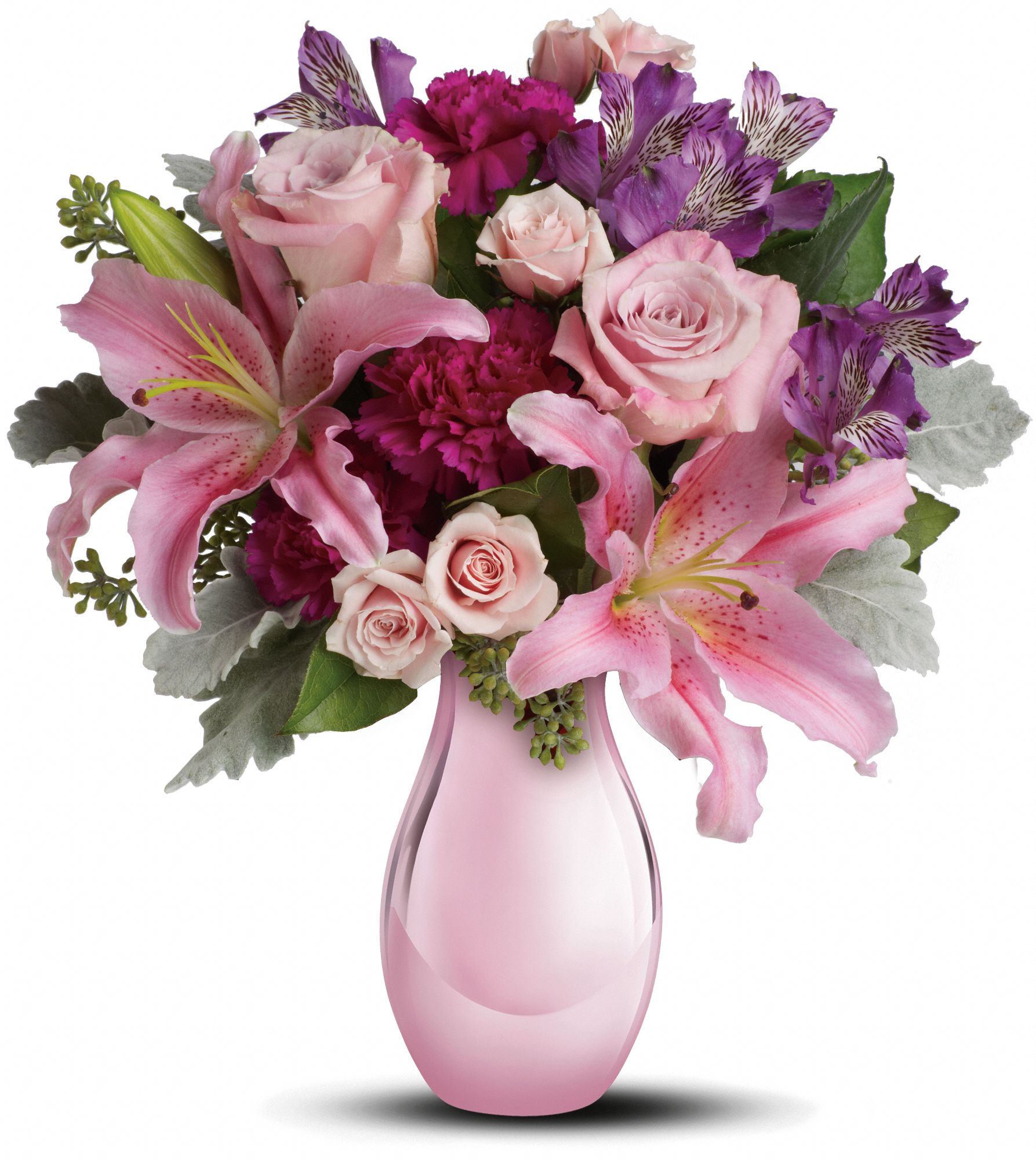 Enchanting Pinks by Teleflora Flowers