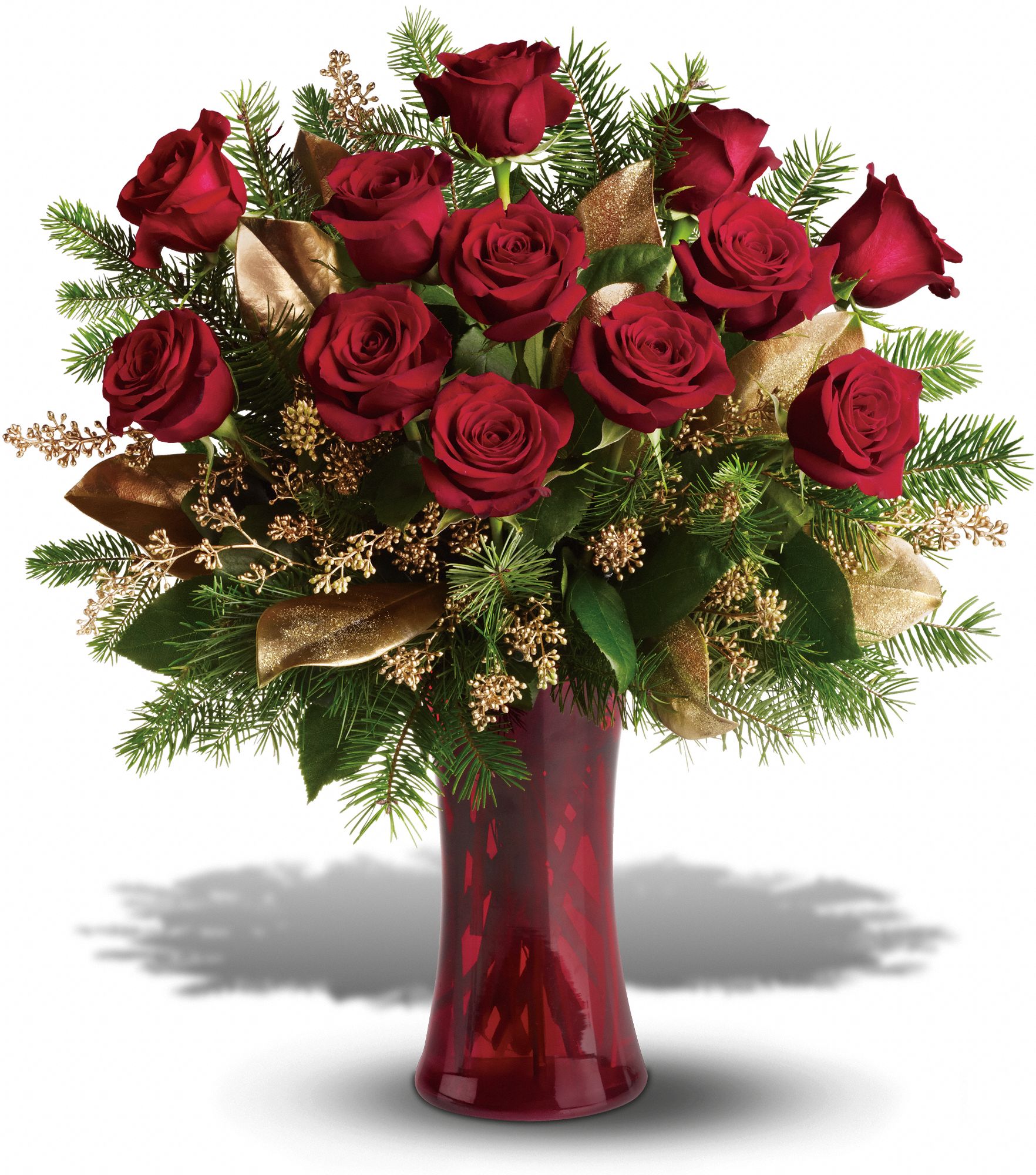 A Christmas Dozen Flowers