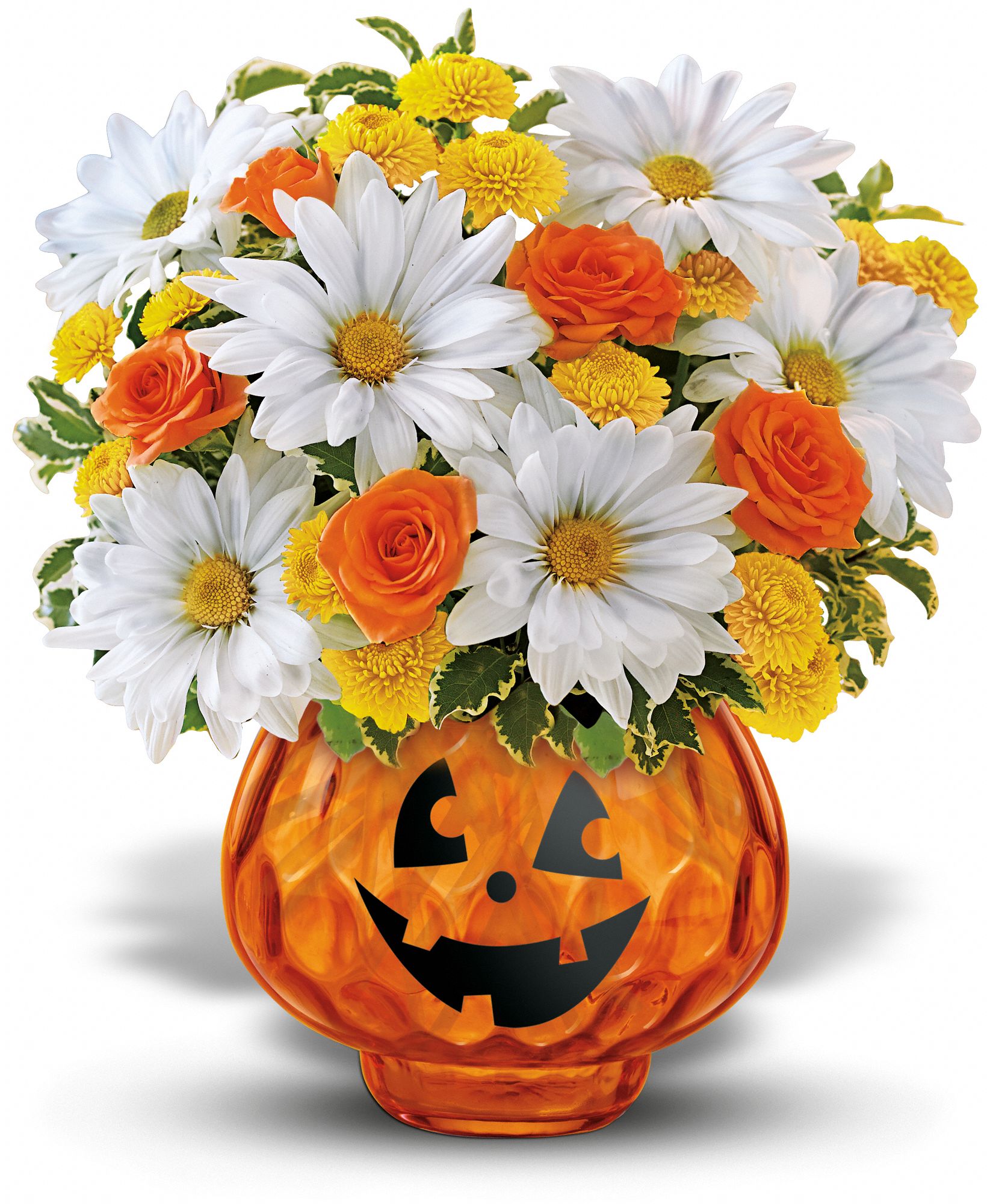Teleflora's Glass-O'-Lantern Bouquet Flowers
