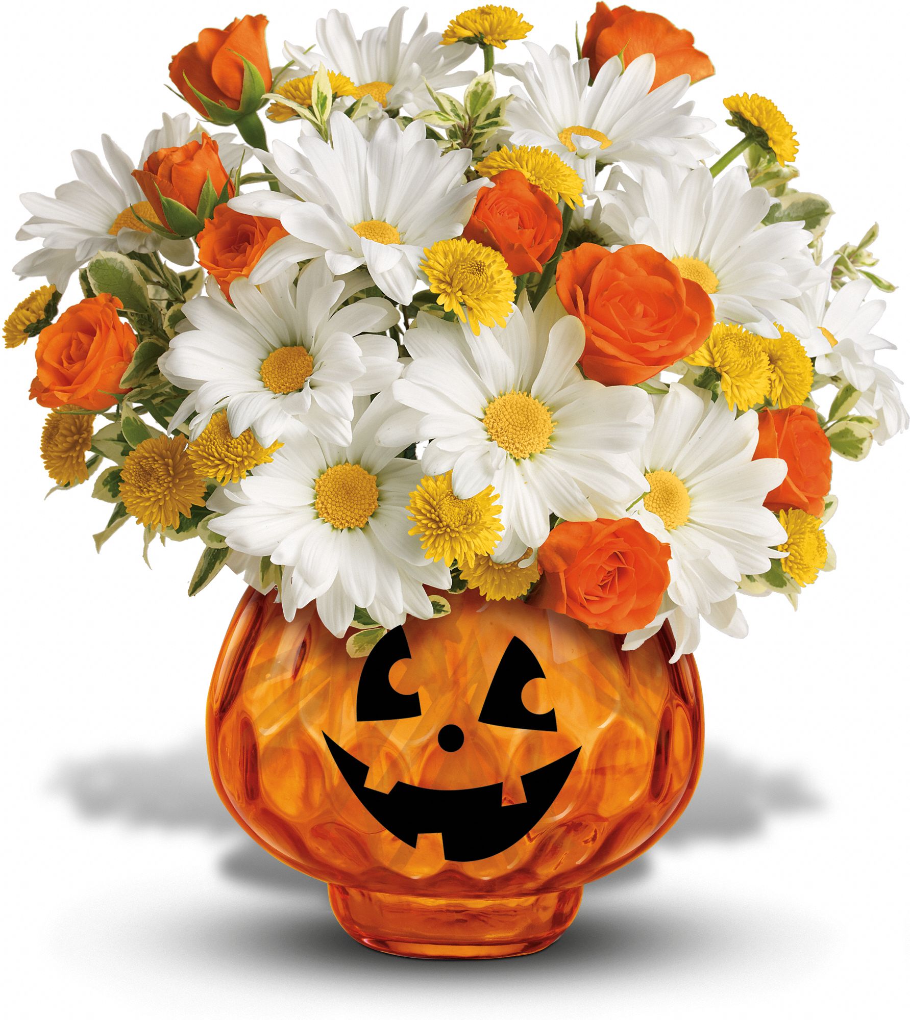 Teleflora's Glass-O'-Lantern Bouquet Flowers