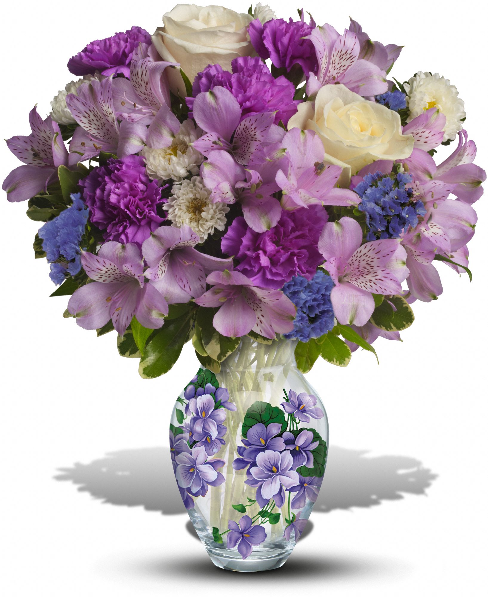 Teleflora's Sweet Violet Bouquet Flowers