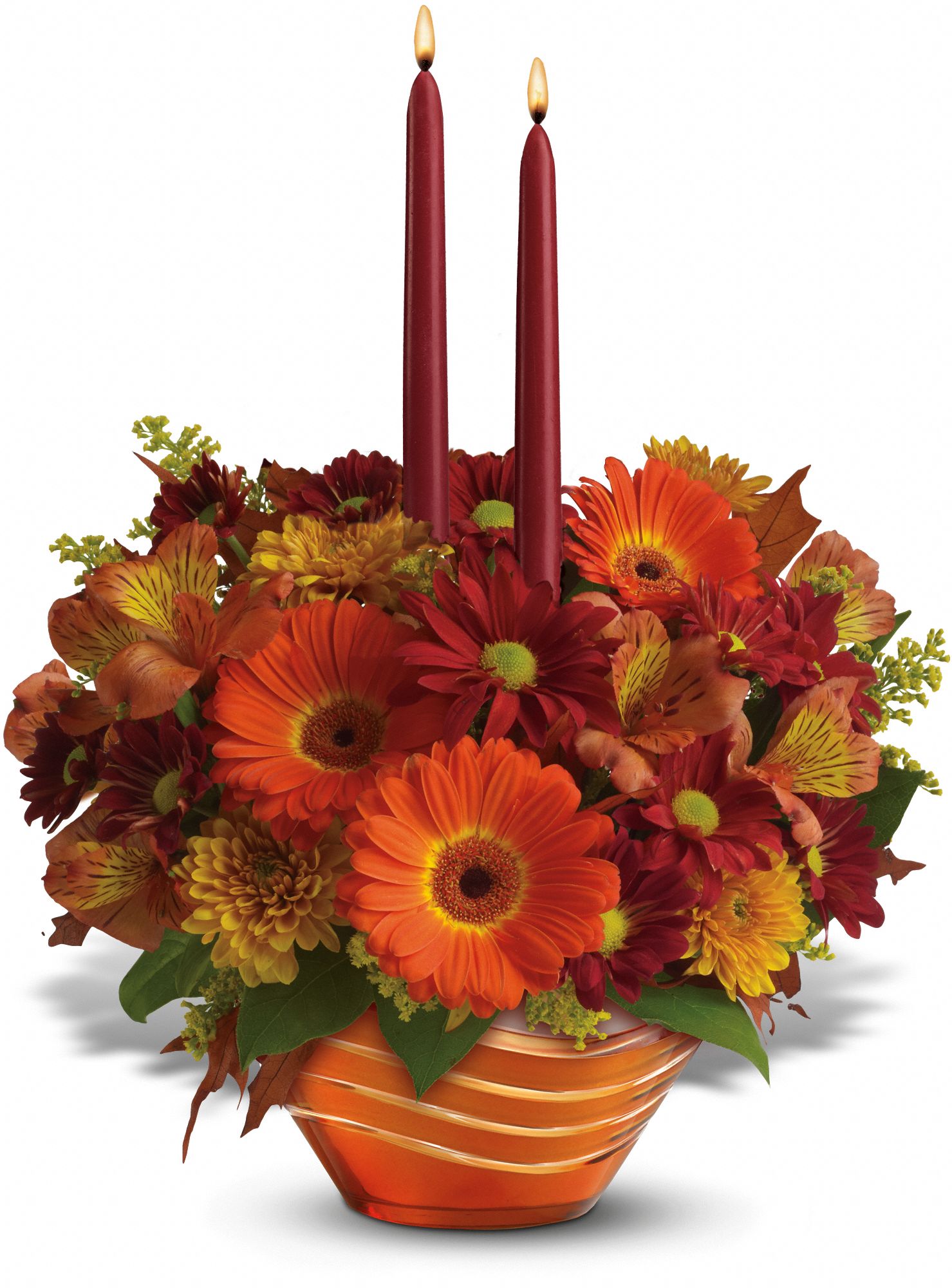 Teleflora's Autumn Artistry Centerpiece Flowers