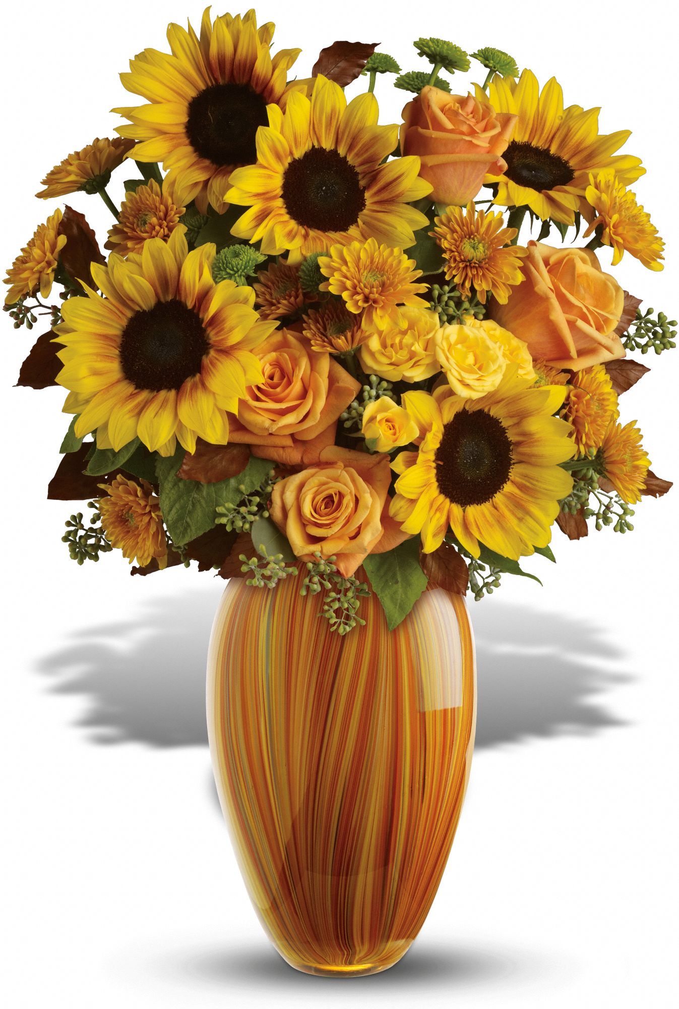 Teleflora's Golden Sunset Bouquet Flowers