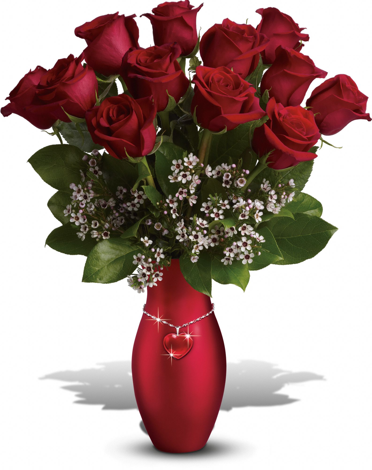 Teleflora's All My Heart Bouquet - Premium Red Roses Flowers