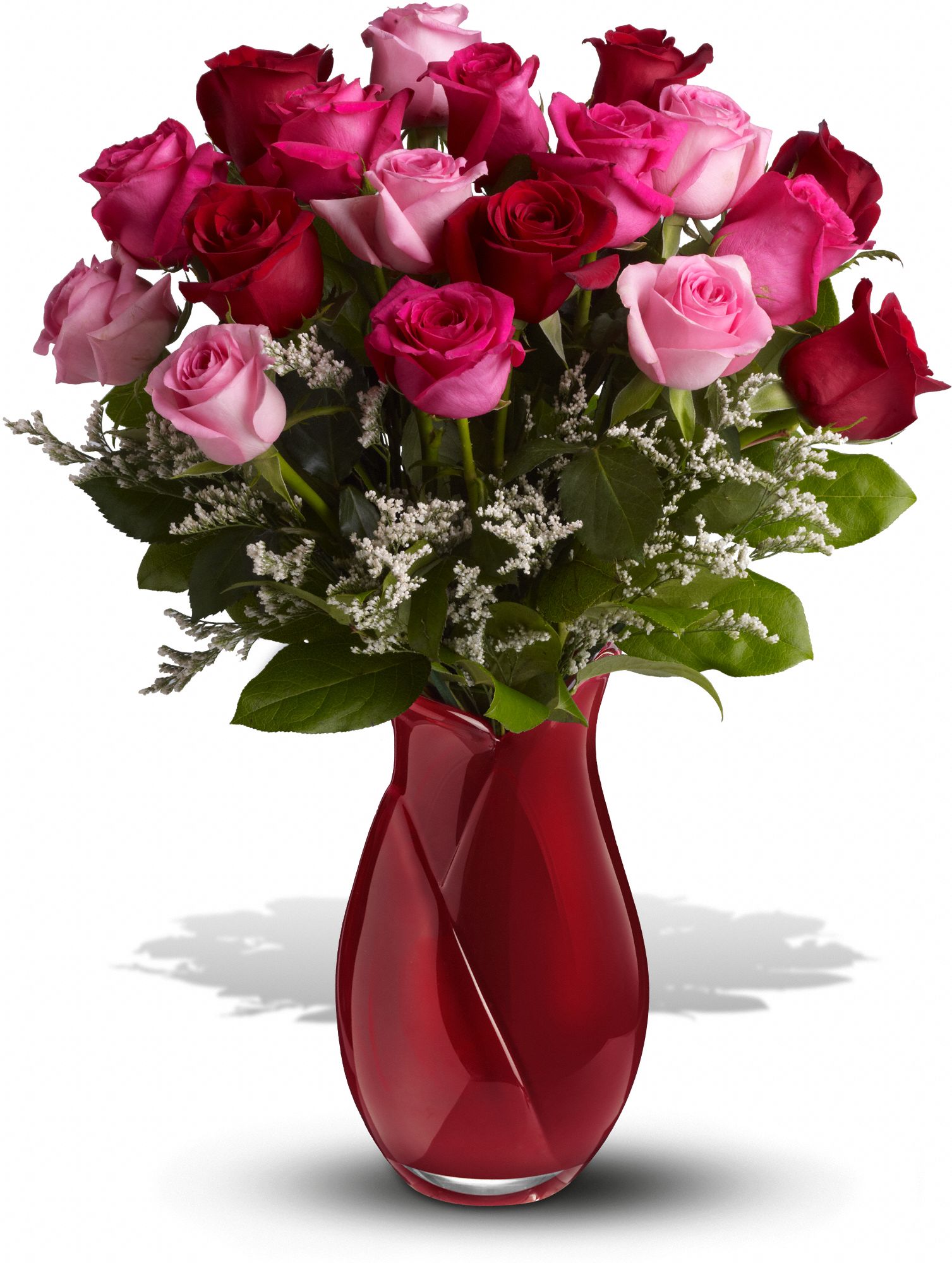 Teleflora's Say I love You Bouquet - Dozen Long Stemmed Premium Roses Flowers