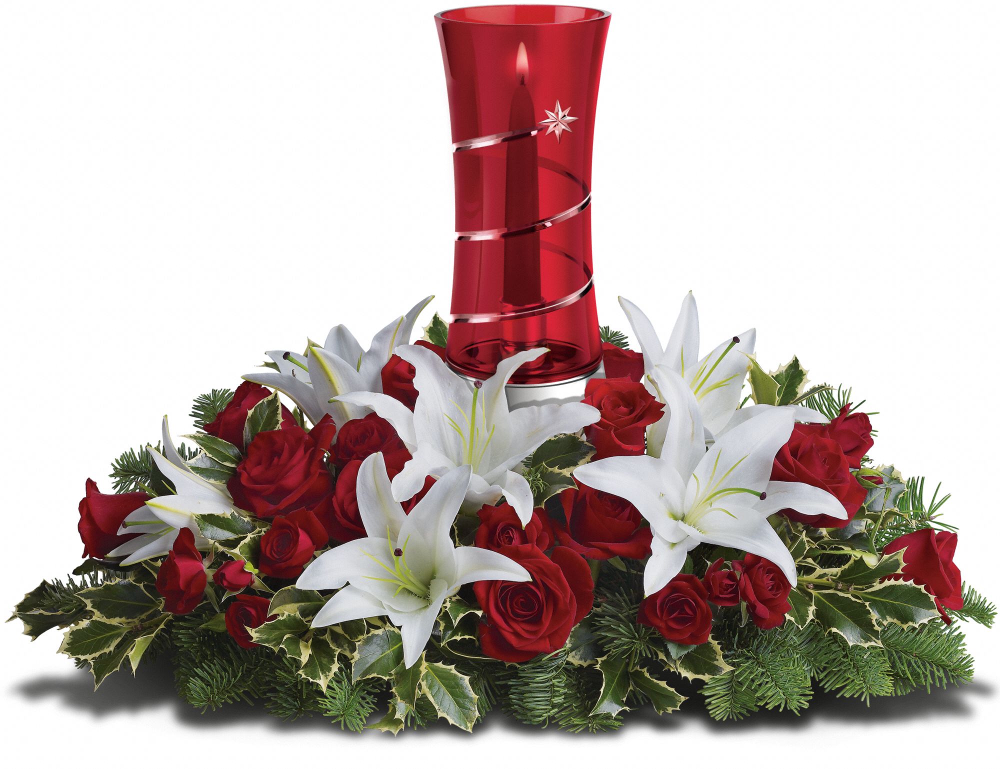 Teleflora's Wondrous Night Centerpiece Flowers