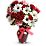 Hugs and Kisses Bouquet with Red Roses Flowers