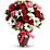 Hugs and Kisses Bouquet with Red Roses Flowers