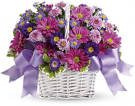Daisy Daydreams floral basket