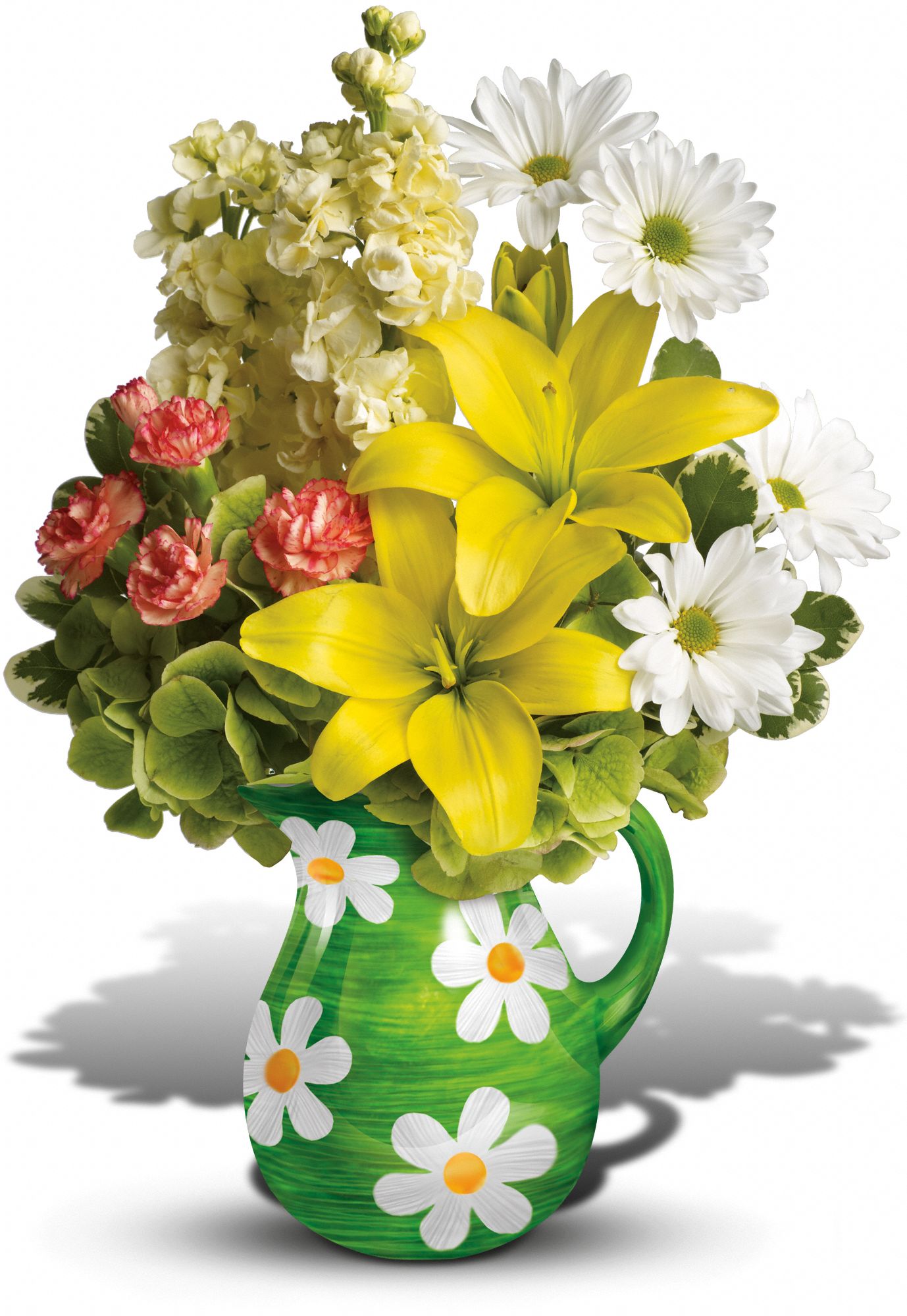 Teleflora's Pitcher of Spring Bouquet Flowers