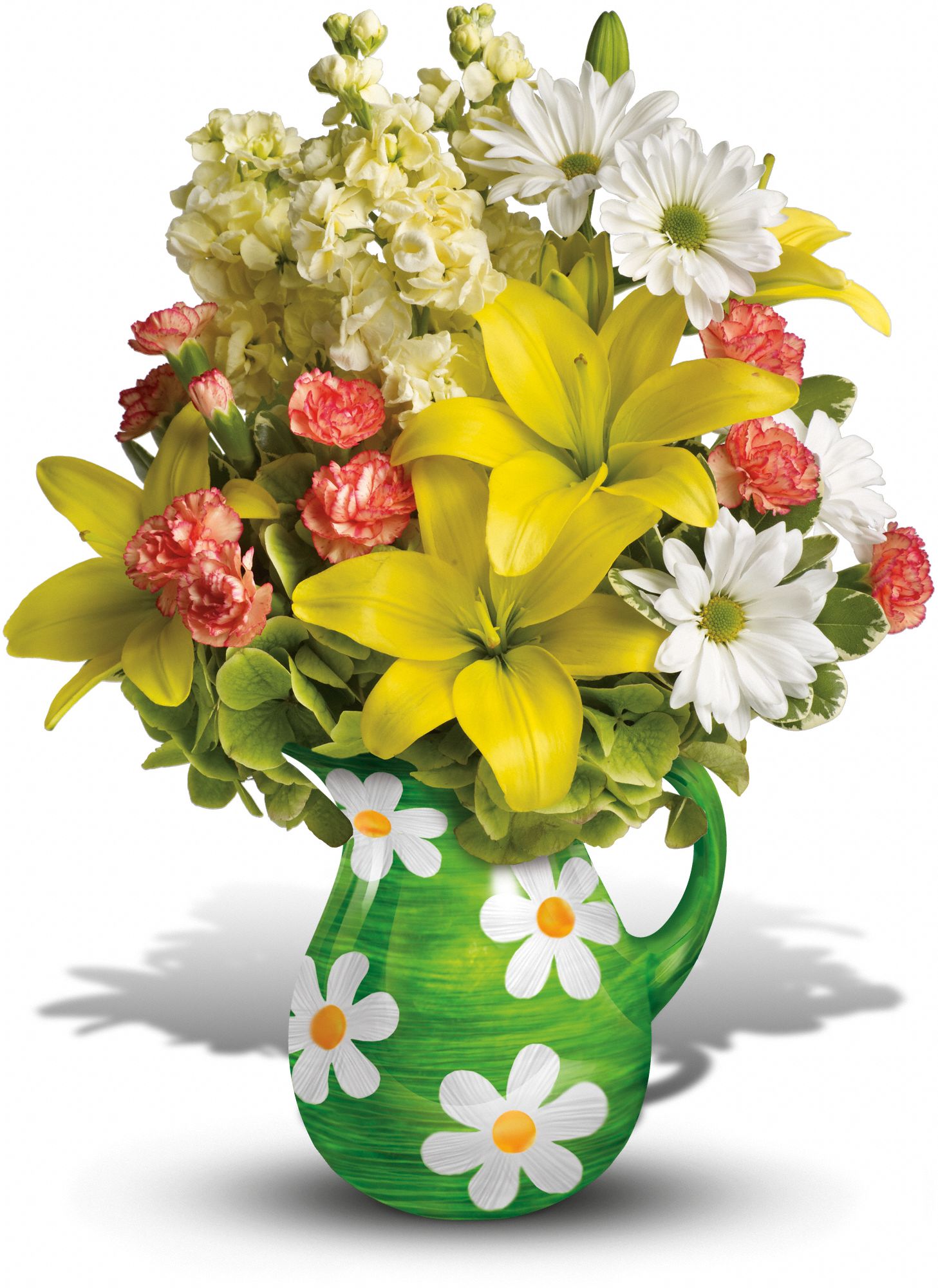 Teleflora's Pitcher of Spring Bouquet Flowers