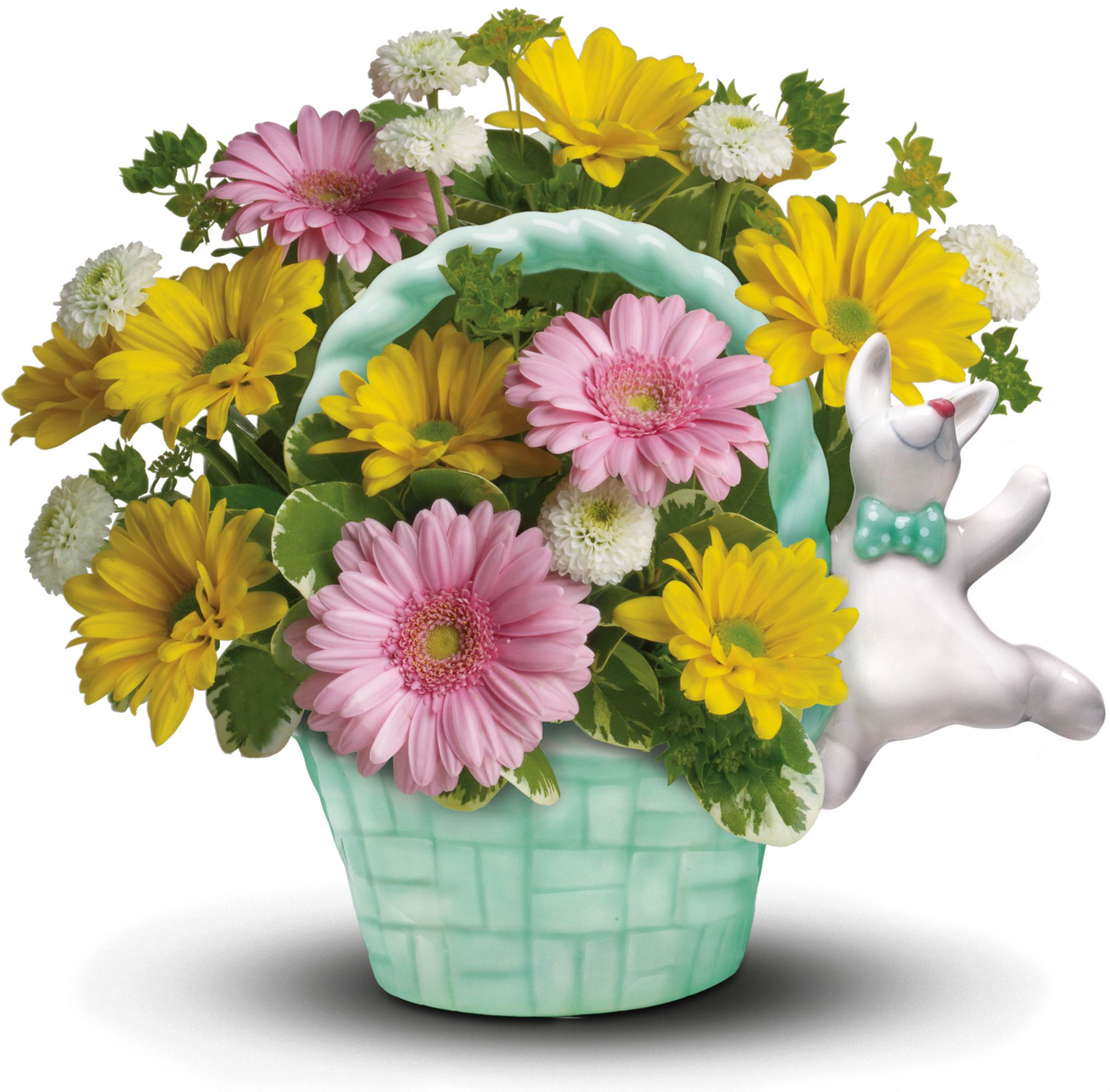 Teleflora's Send a Hug Bunny Hop Flowers