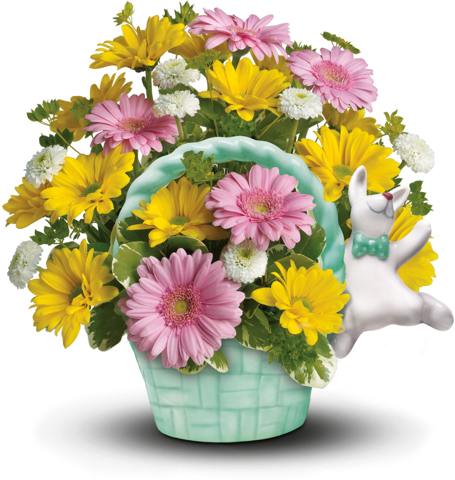 Teleflora's Send a Hug Bunny Hop Flowers