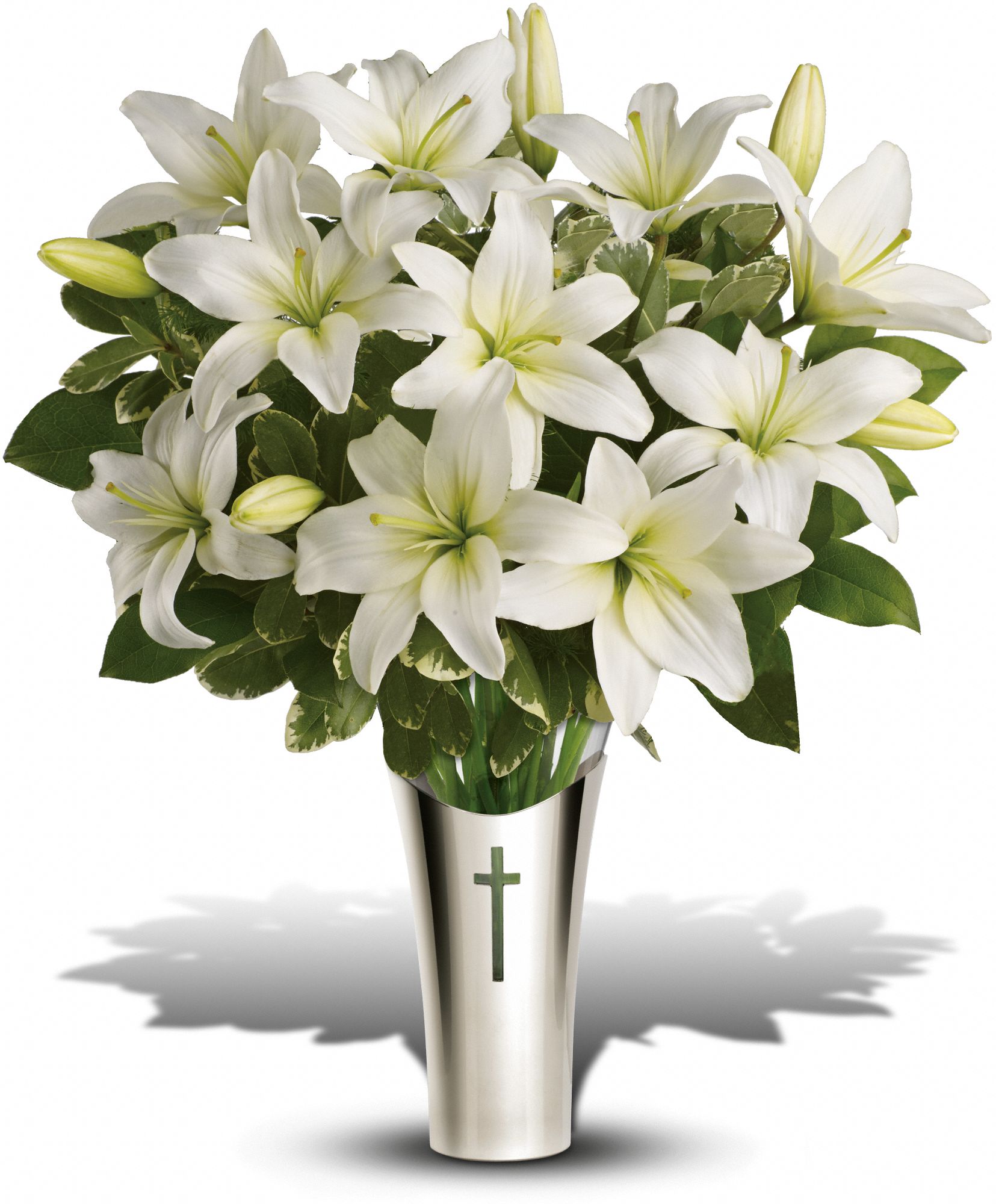 Teleflora's Sacred Cross Bouquet Flowers