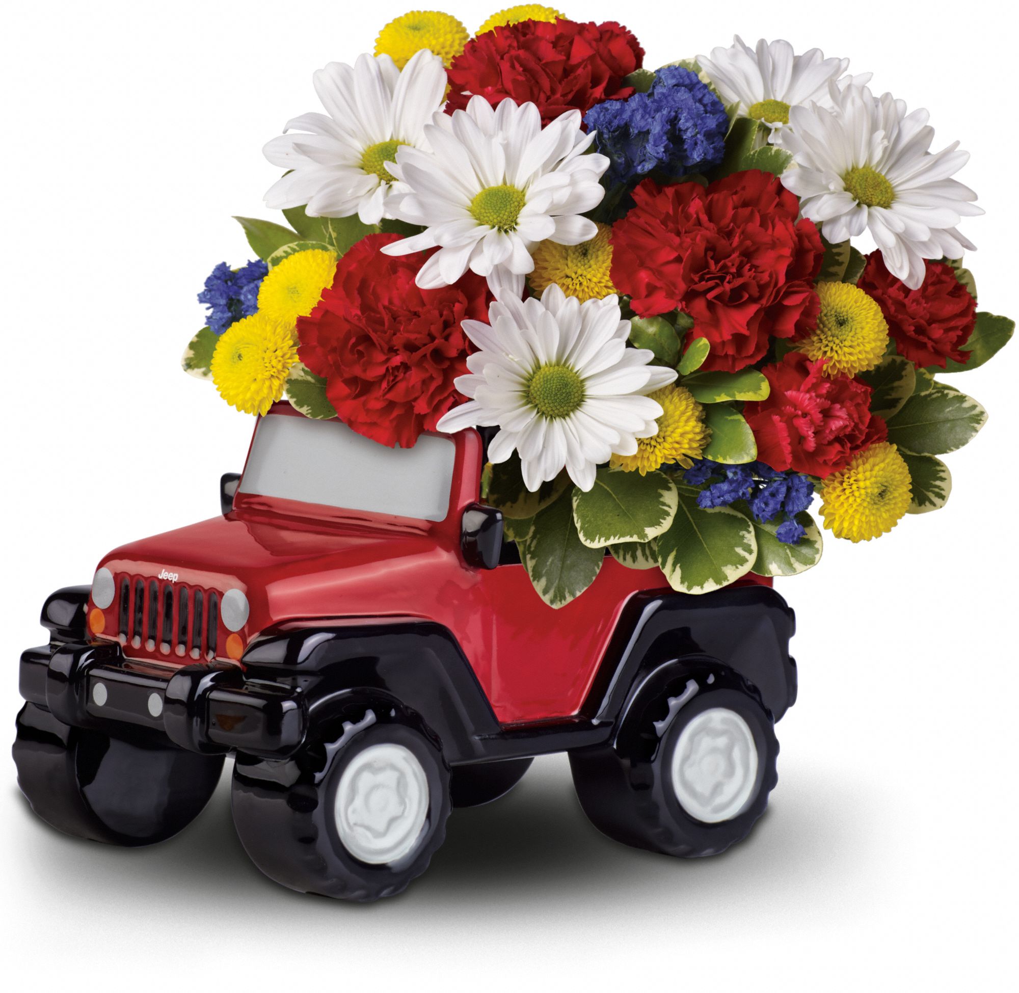 Jeep Wrangler Blazing Trails Bouquet by Teleflora Flowers