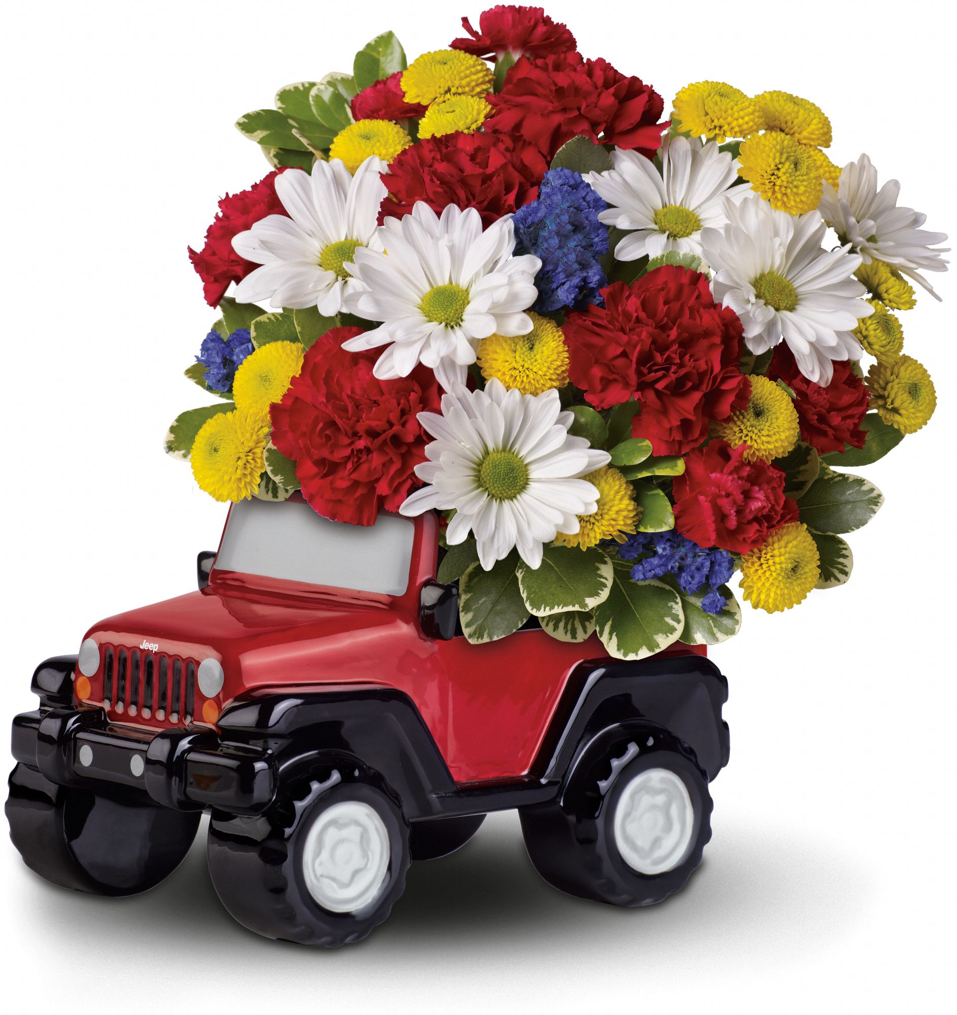Jeep Wrangler Blazing Trails Bouquet by Teleflora Flowers
