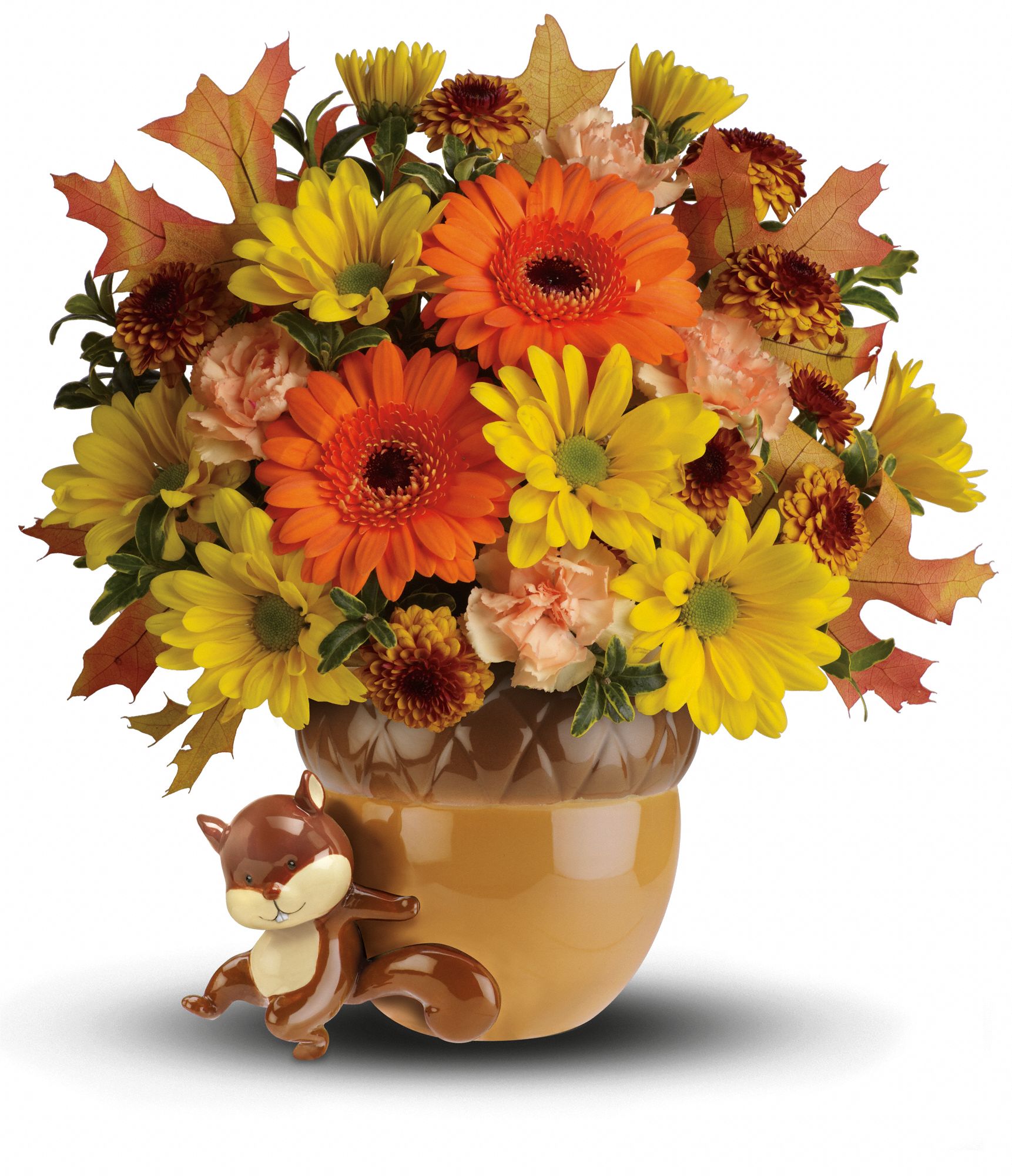 Teleflora's Send a Hug Fetching Fall Bouquet Flowers