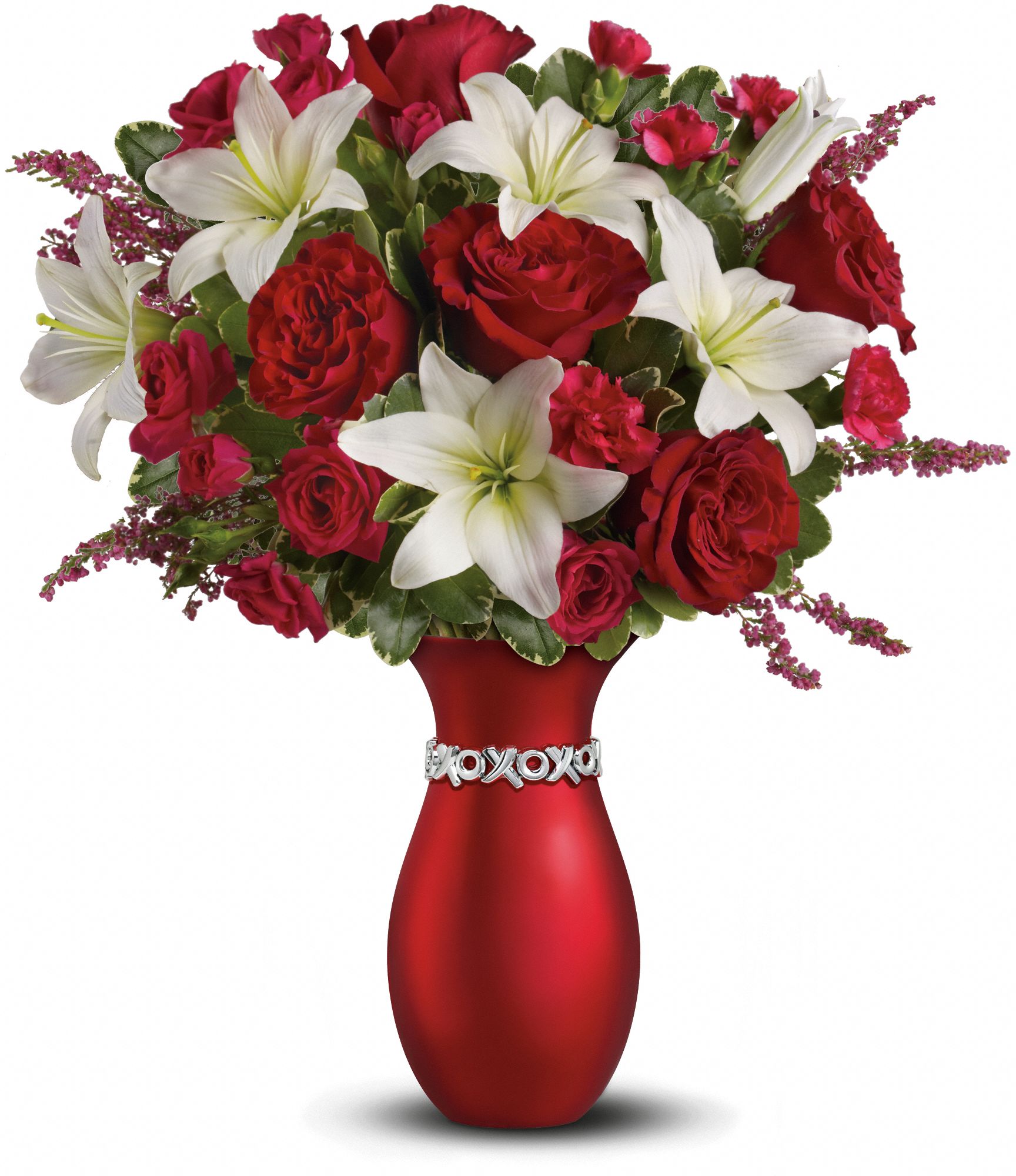 Teleflora's XOXO Bouquet with Red Roses Flowers
